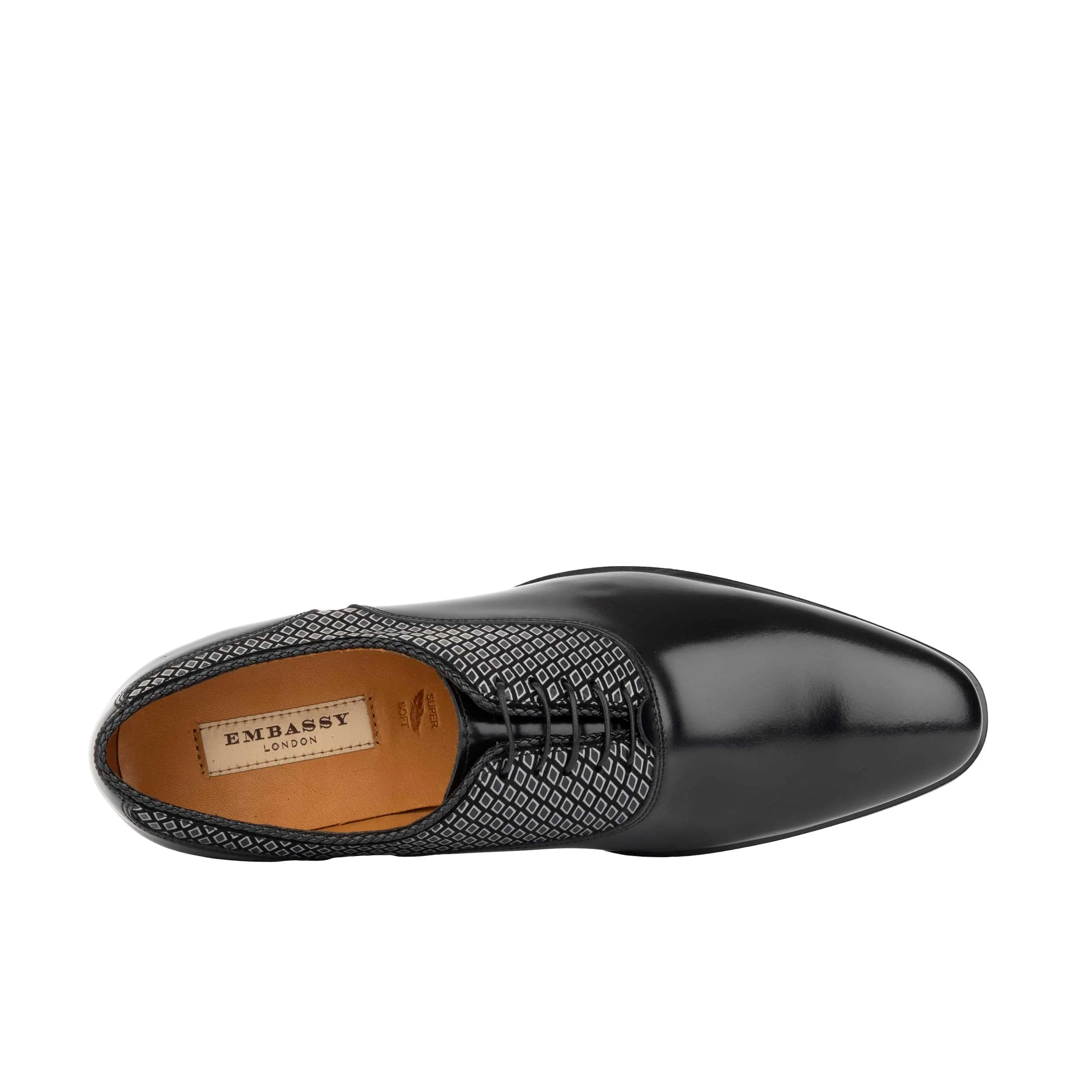 Arthur - Black & Black Diamond - Men’s Leather Dress Shoe - Image 6
