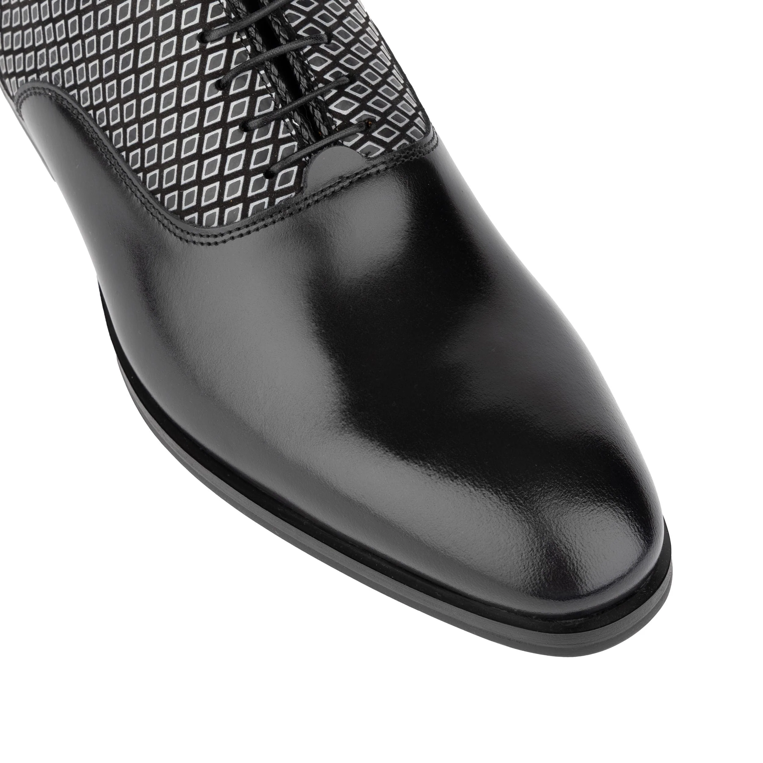 Arthur - Black & Black Diamond - Men’s Leather Dress Shoe - Image 7
