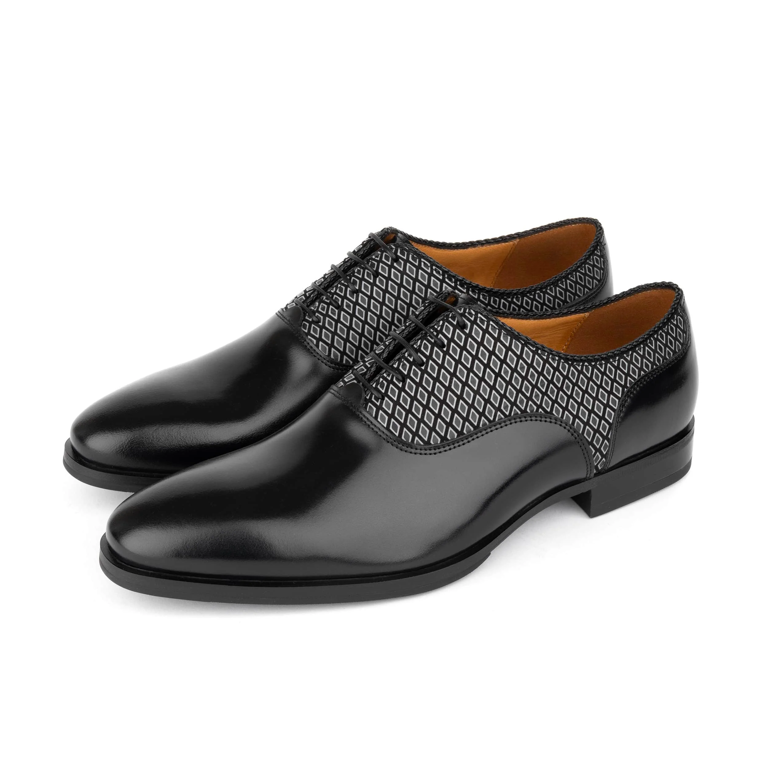 Arthur - Black & Black Diamond - Men’s Leather Dress Shoe - Image 9