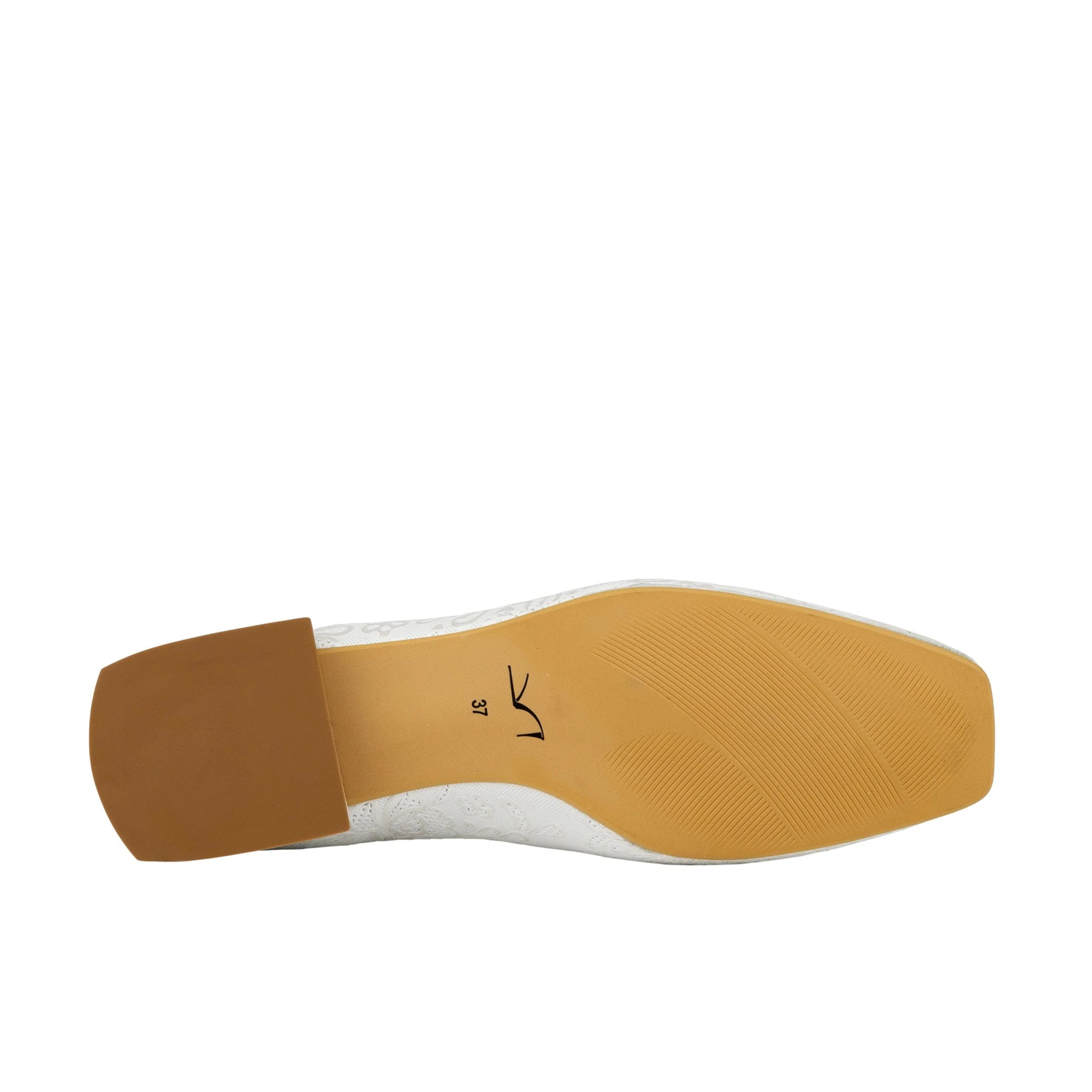 Ballerina - Wedding White - Women's low heel leather ballet flat - Image 5