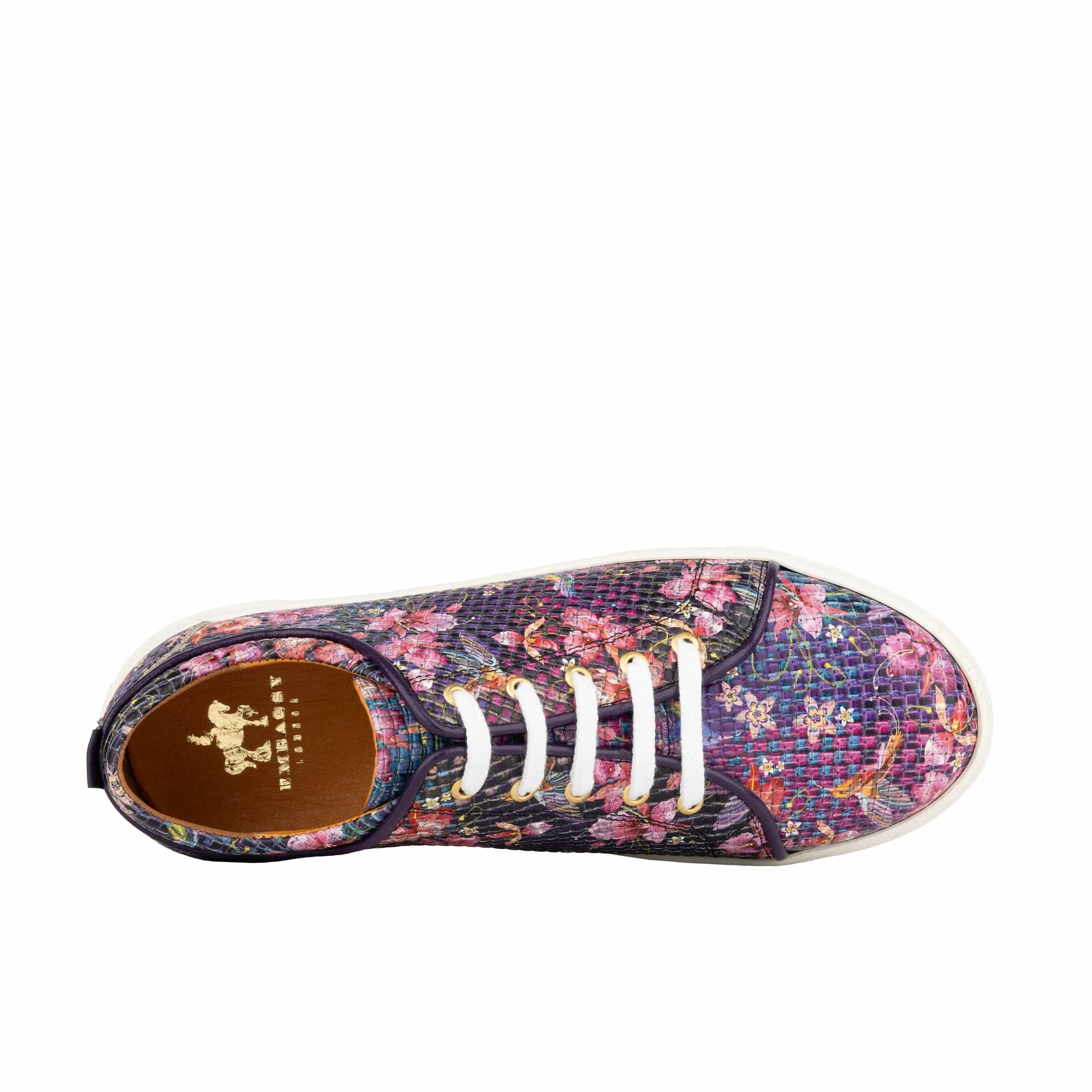 Camila - Hummingbird - Women’s Chunky Leather Platform Trainer - Image 6