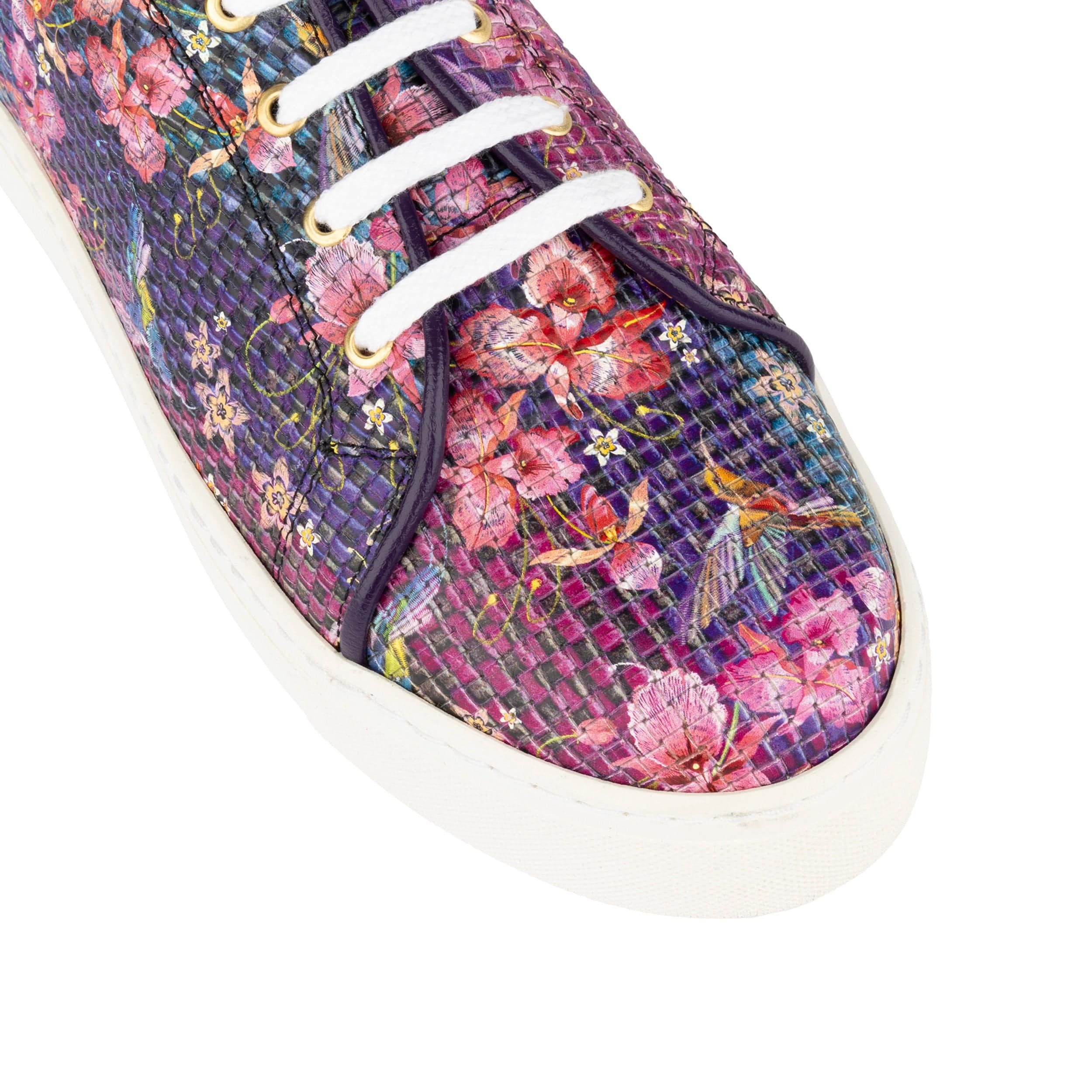 Camila - Hummingbird - Women’s Chunky Leather Platform Trainer - Image 7