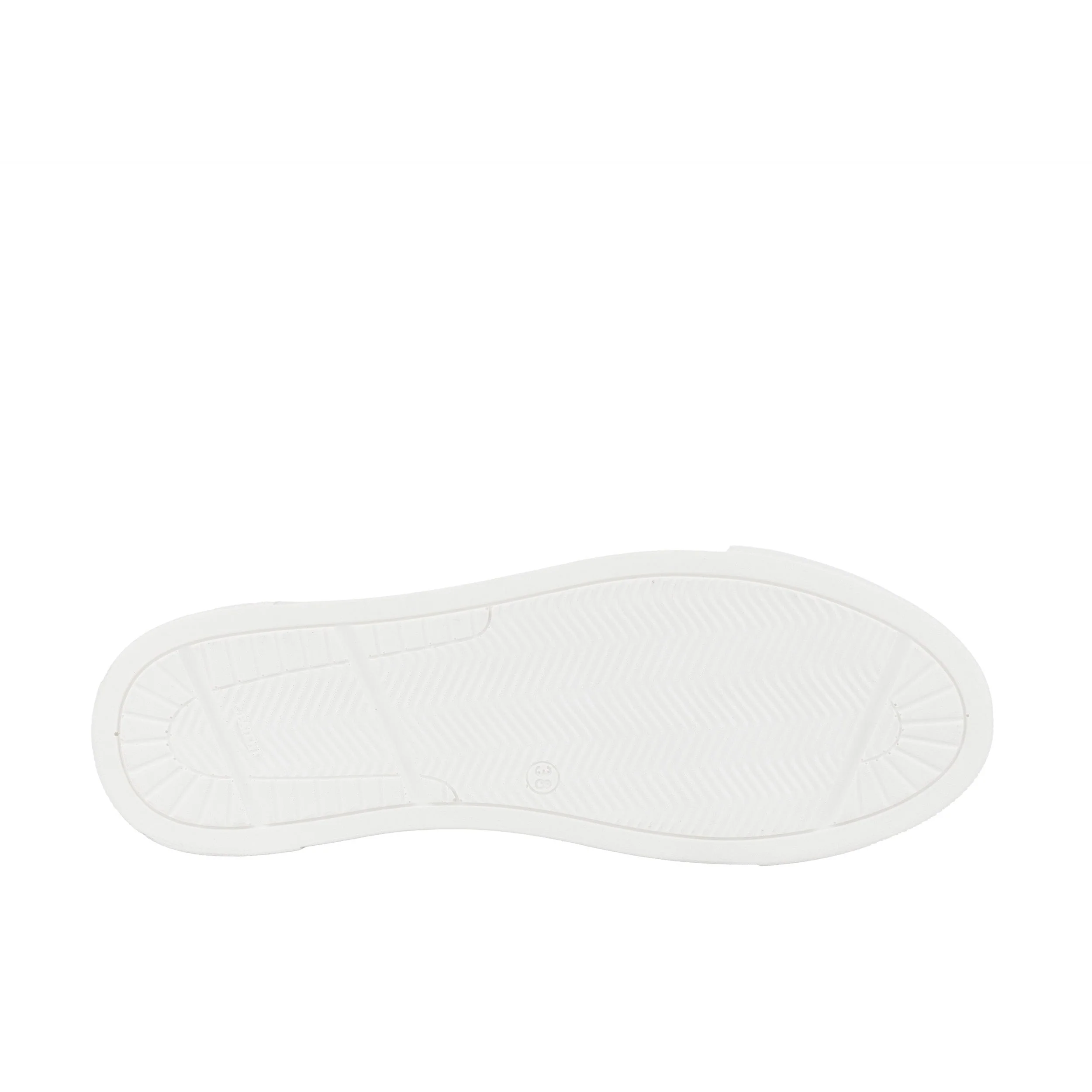 Camila - Signature Print - Women's chunky sole leather trainer in colourful print - Image 6