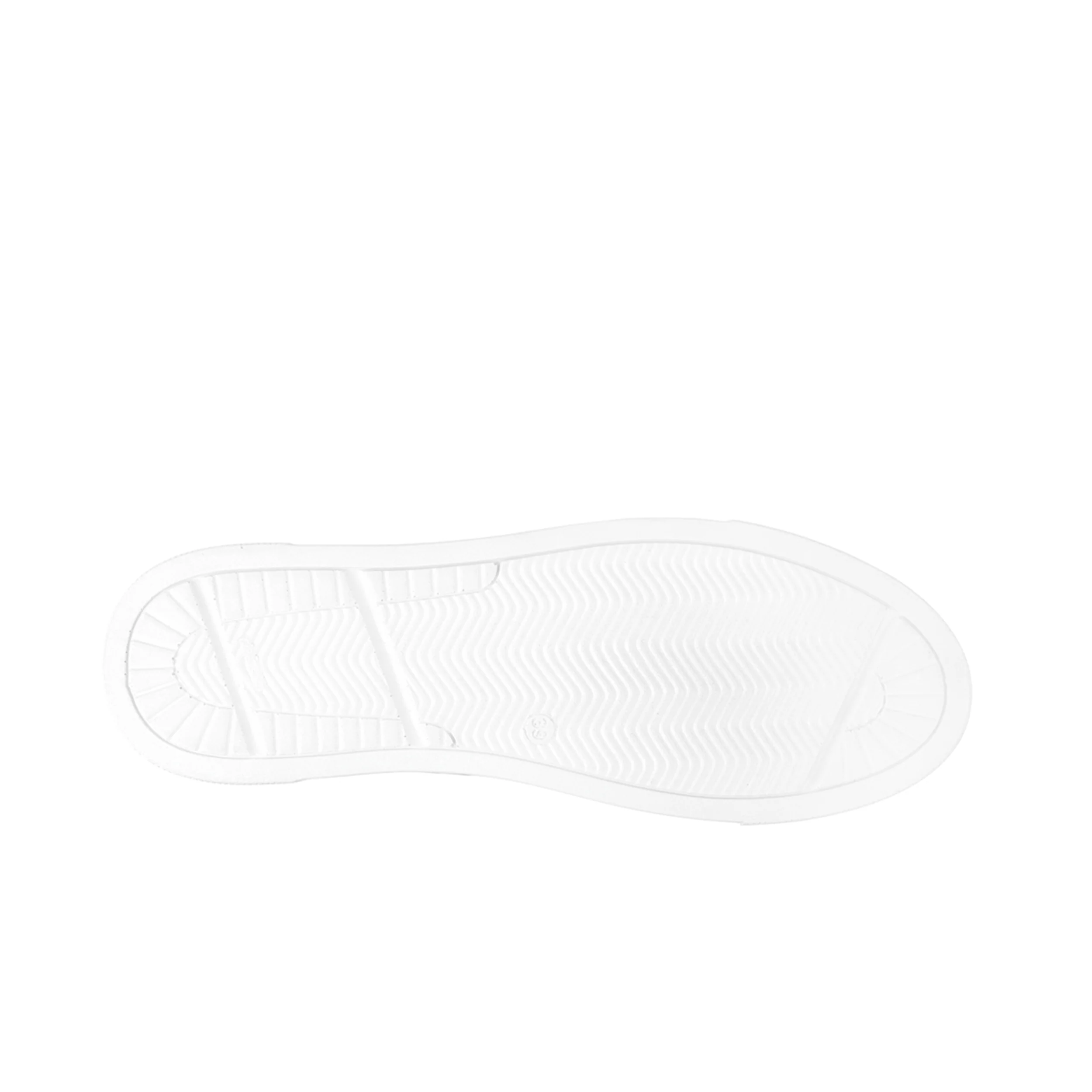 Camila - Orange & Hexa Print - Women’s Chunky Leather Platform Trainer - Image 6