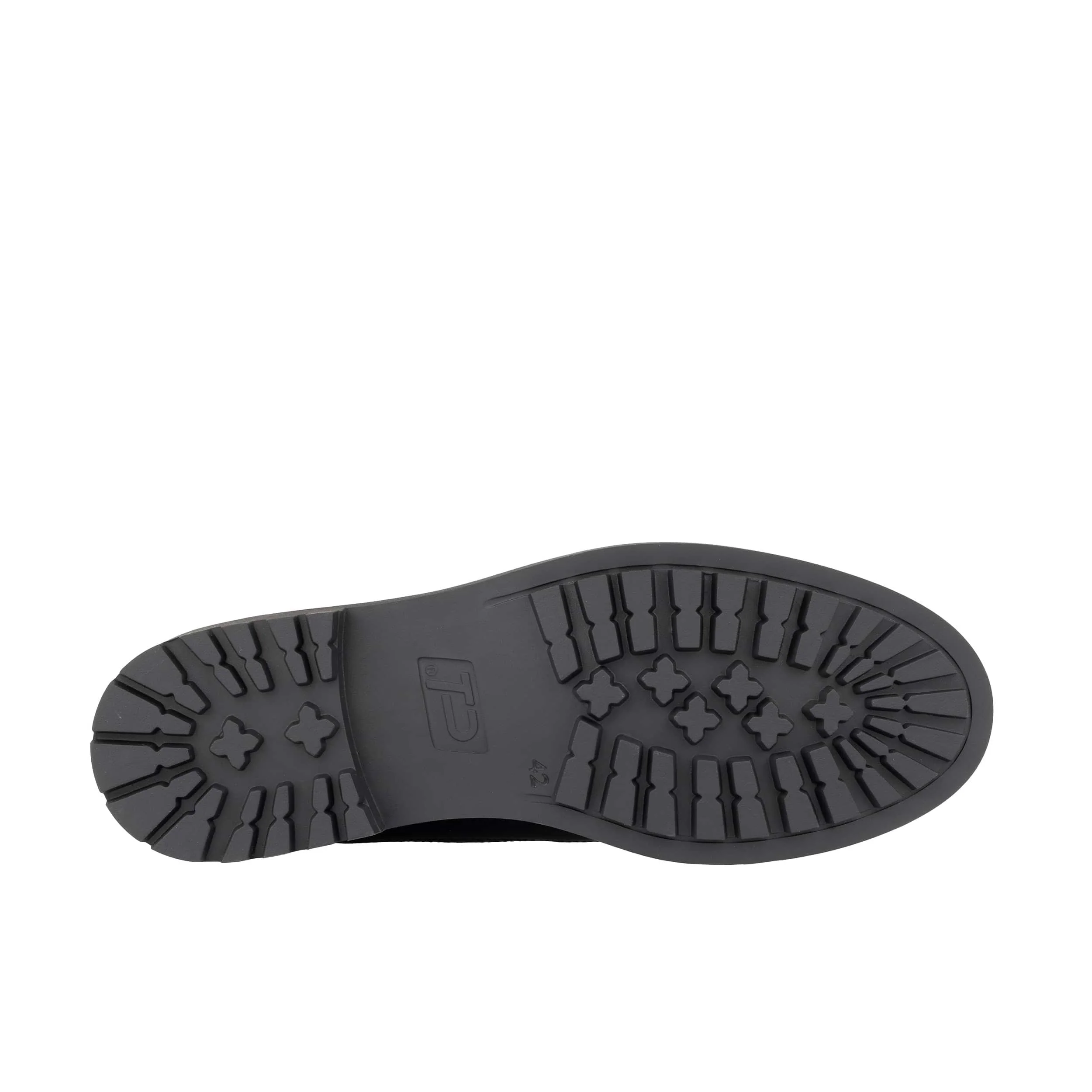 Cyclone - Black Diamonds - Men's chunky sole leather shoe - Image 6