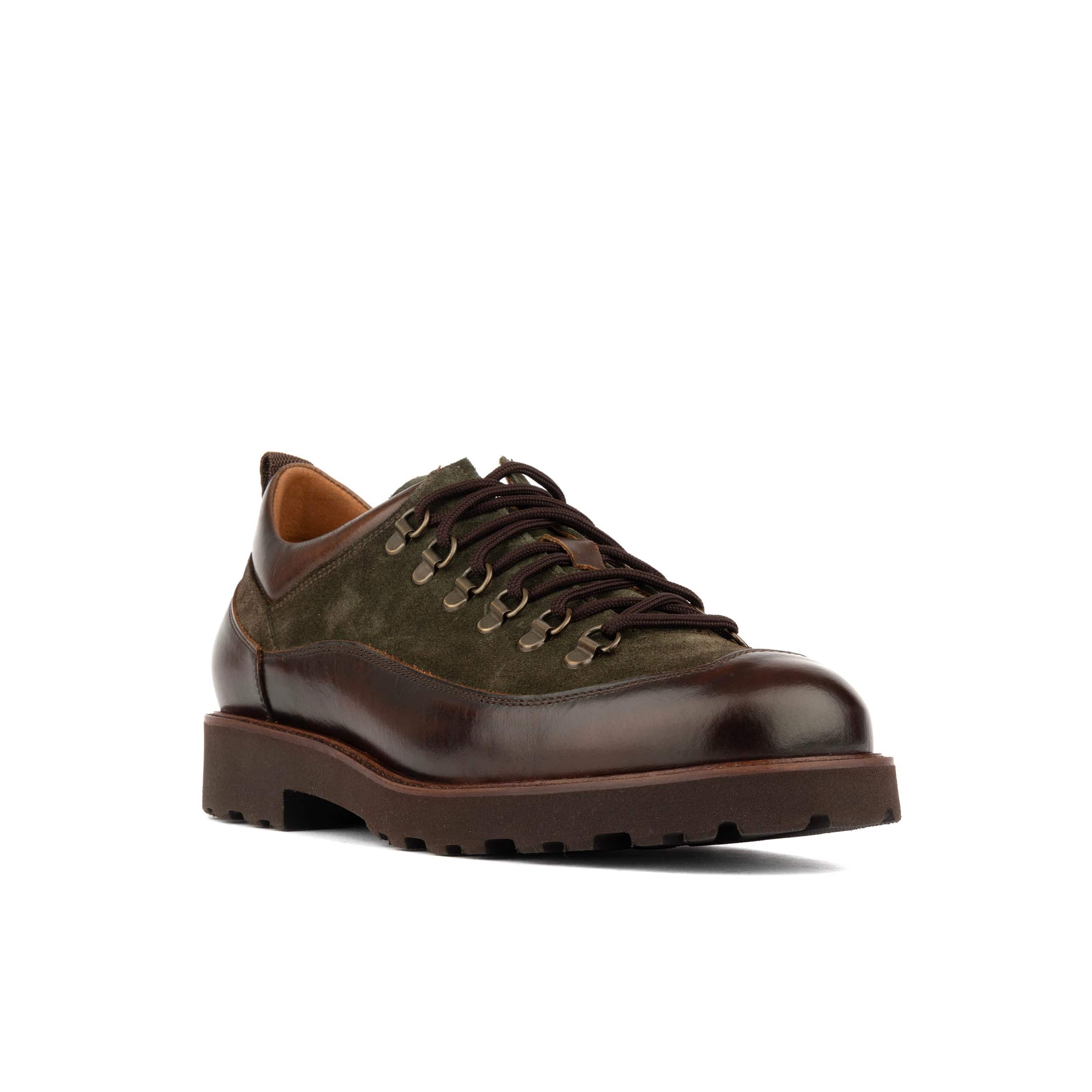 Dartmoor - Green - Men's Leather & Suede Hiking Shoe - Image 3