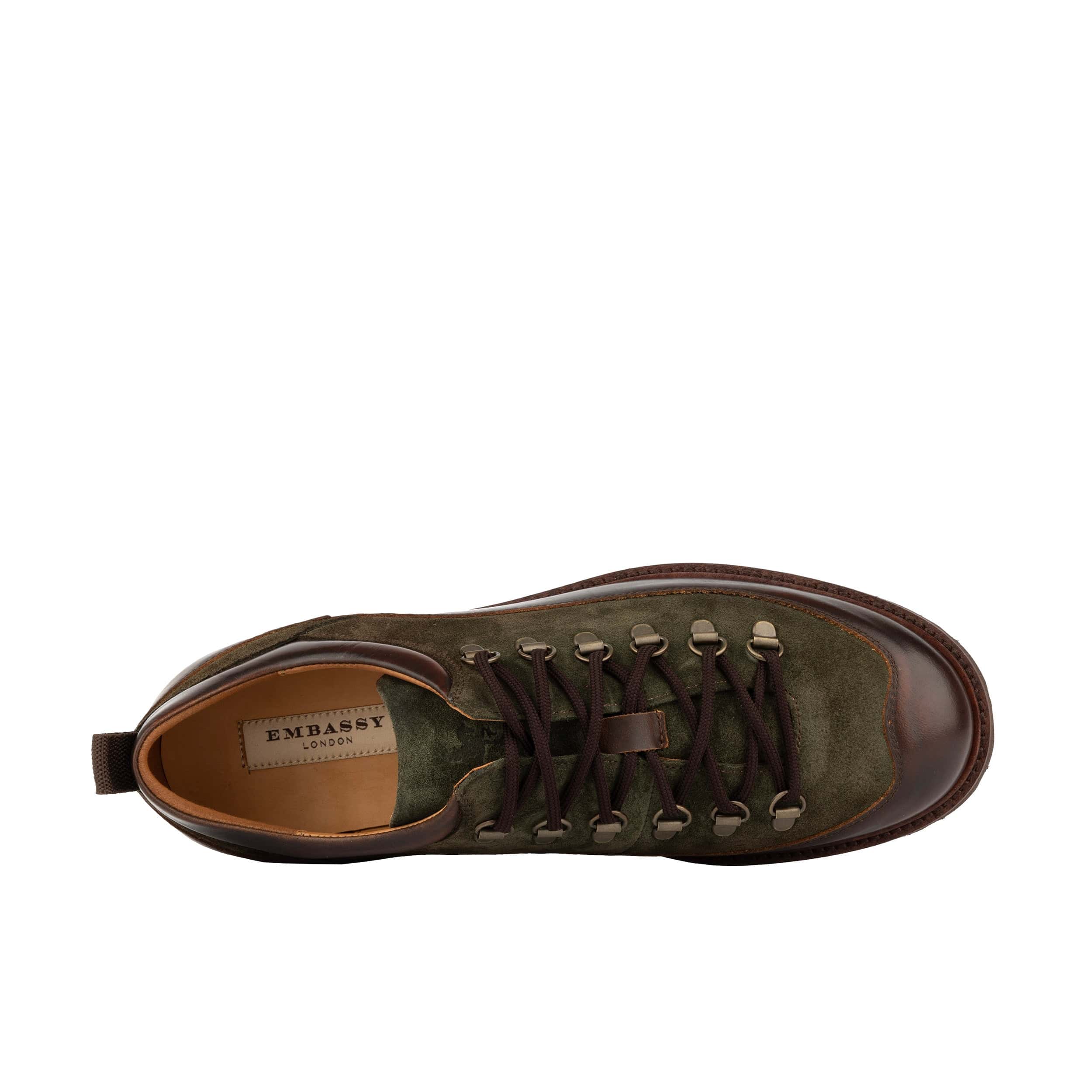Dartmoor - Green - Men's Leather & Suede Hiking Shoe - Image 7