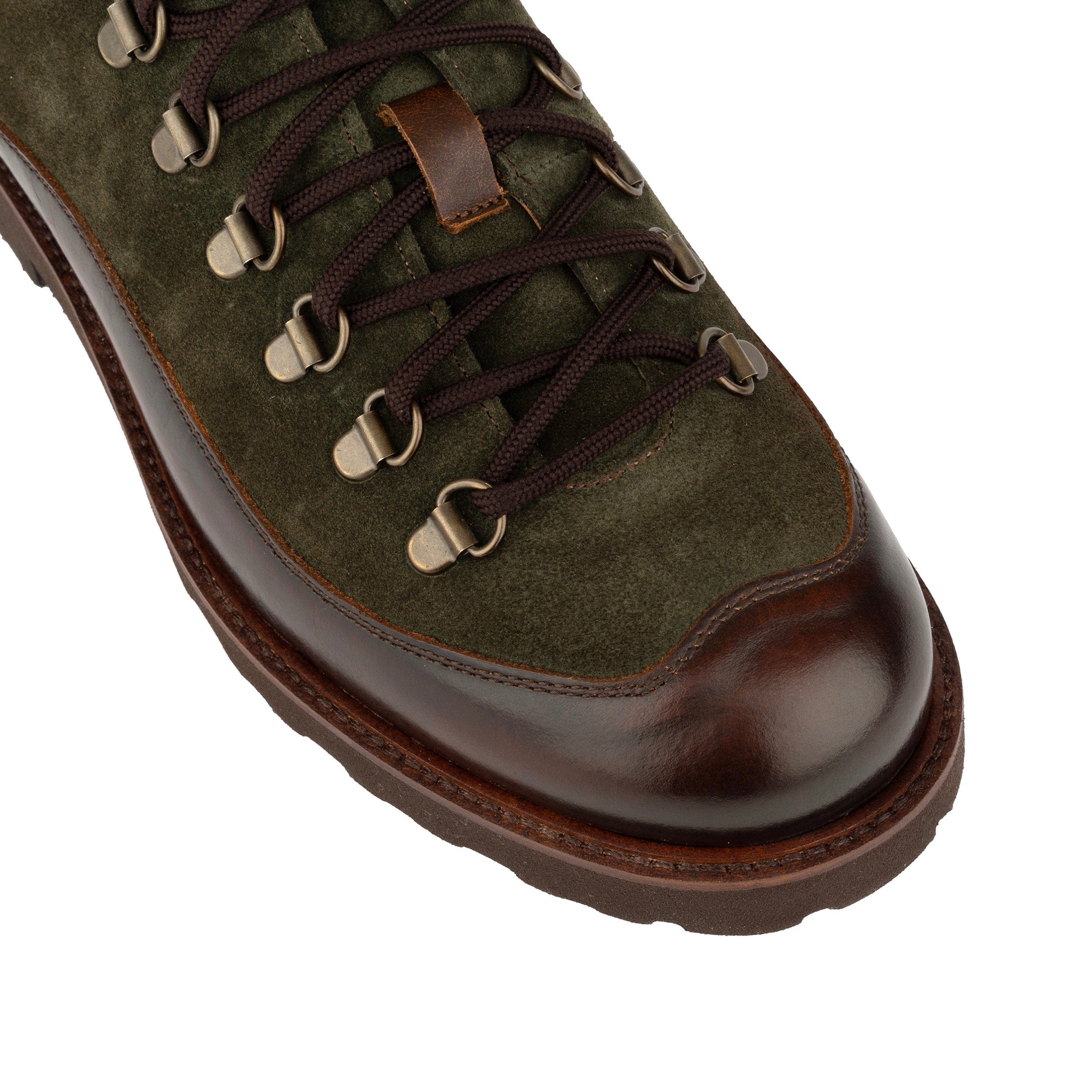 Dartmoor - Green - Men's Leather & Suede Hiking Shoe - Image 8