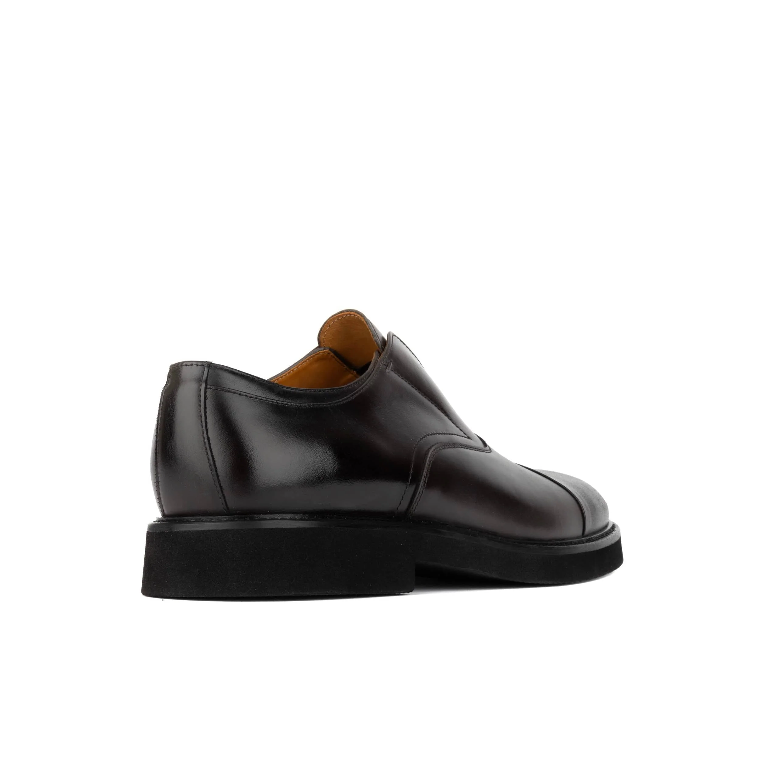 Dunlee - Grey - Men's leather slip-on loafer - Image 4