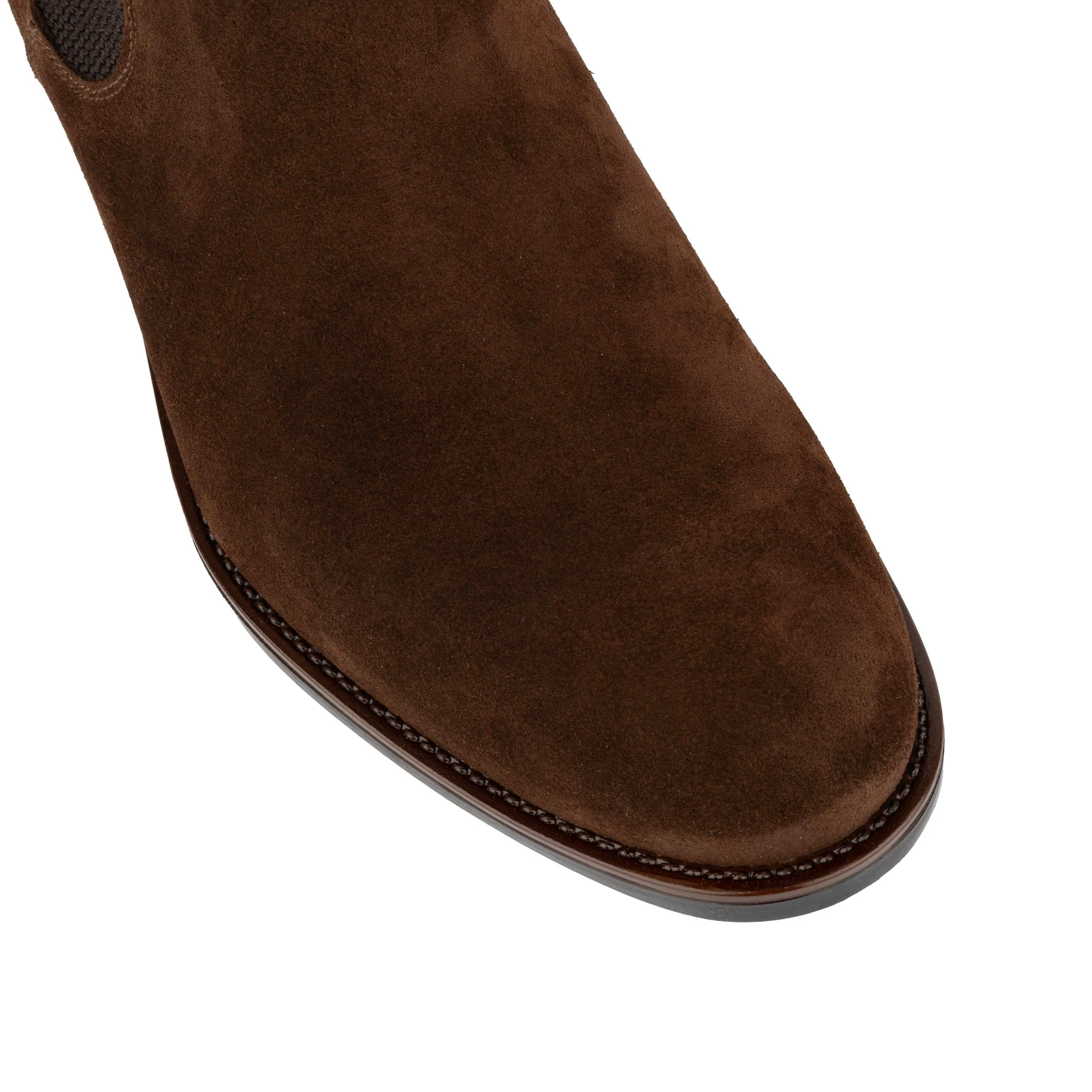 Eastwood - Brown - Men's Suede Chelsea Boot - Image 7