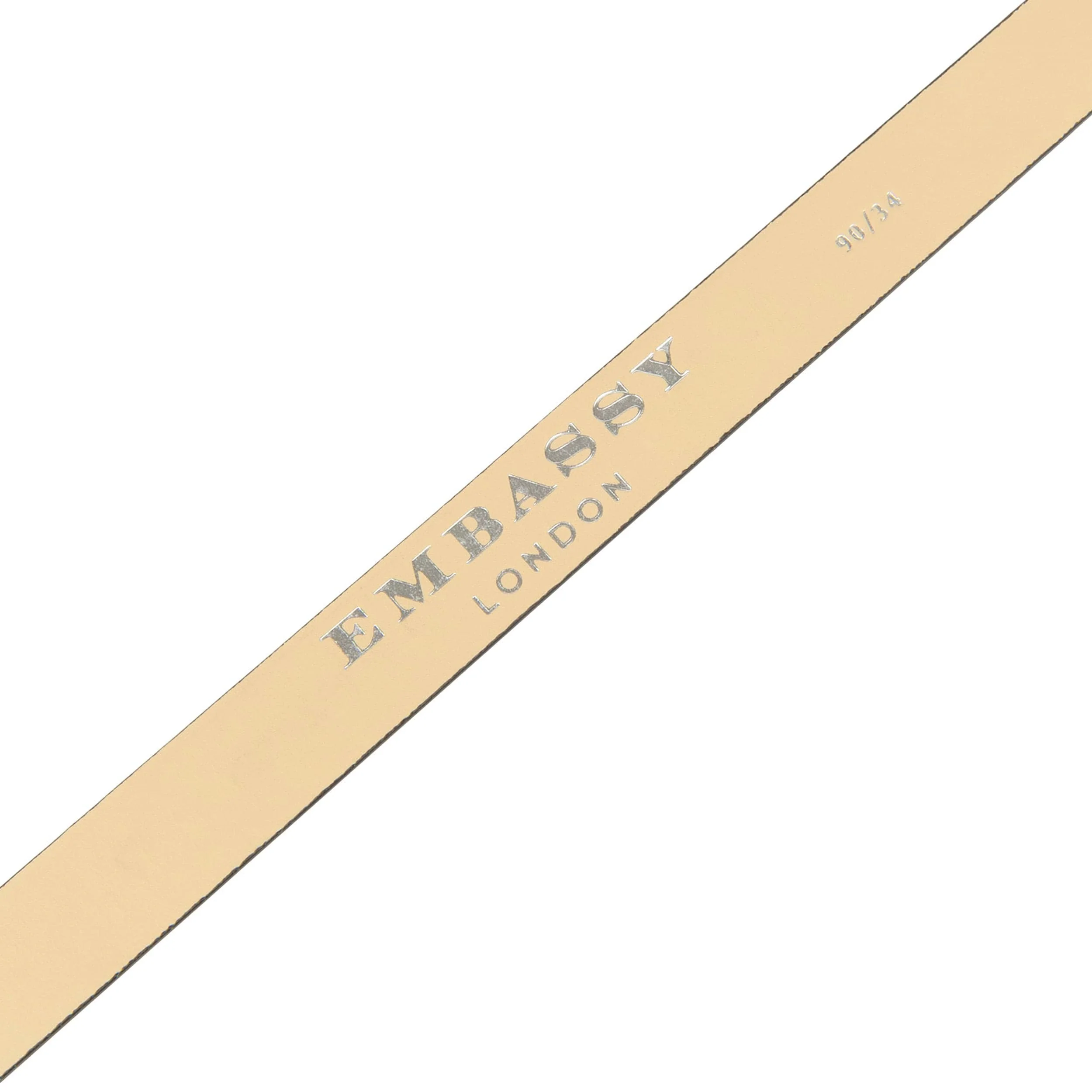 Emma - Black Flower - Women's Italian leather belt - Image 3