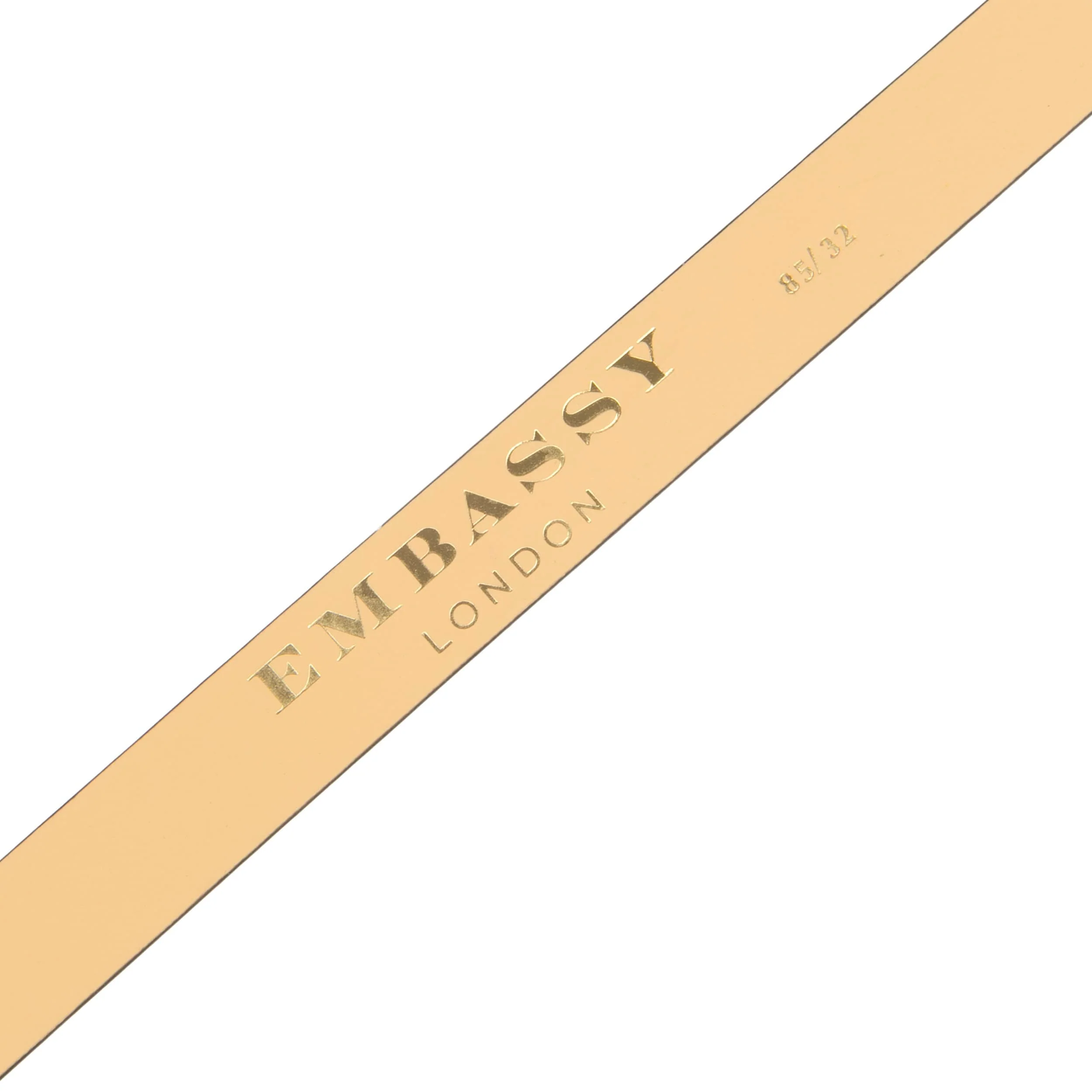 Emma - Black & Yellow - Women's Italian leather belt - Image 3