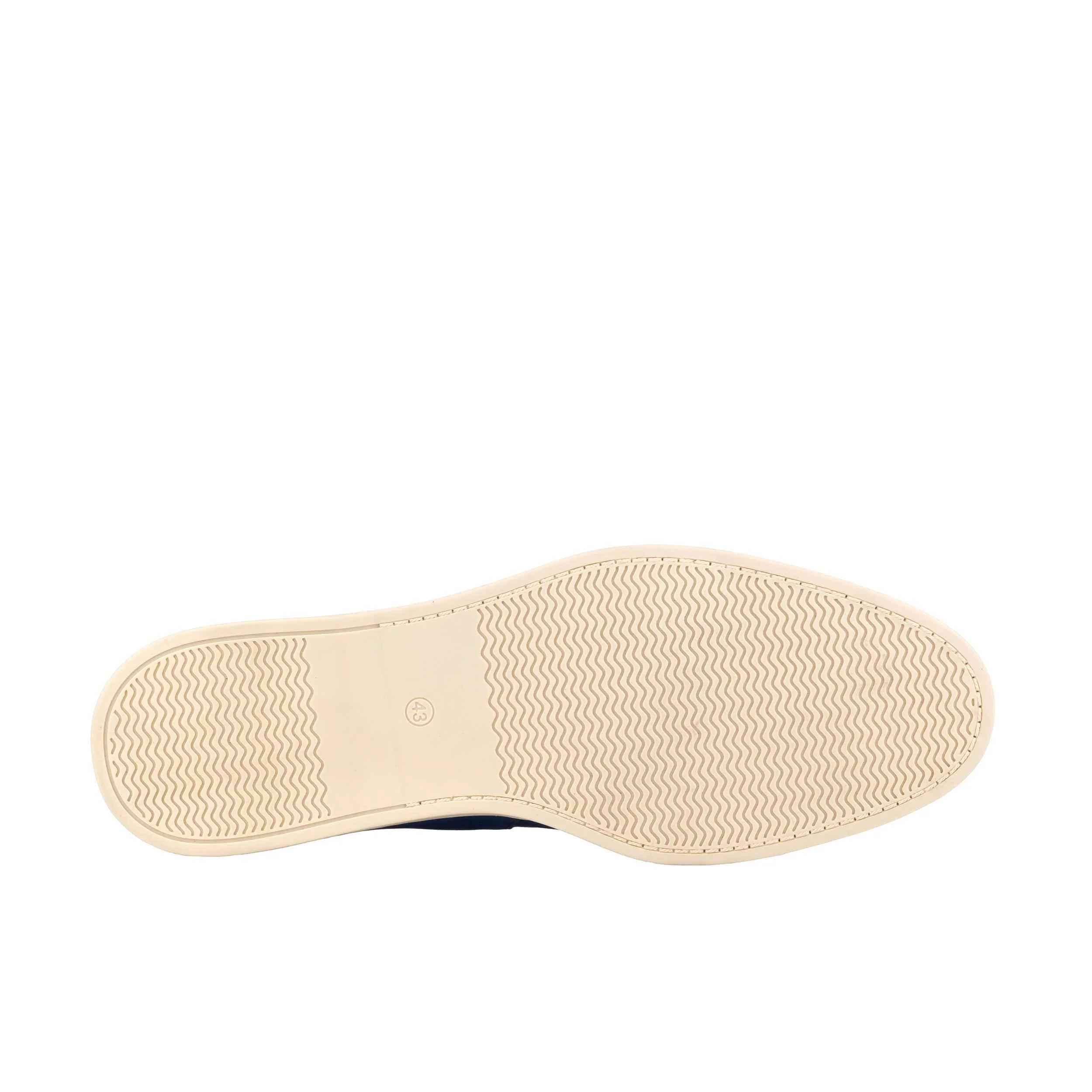 Gareth - Cream & Blue - Men’s two Tone Suede Loafer - Image 6