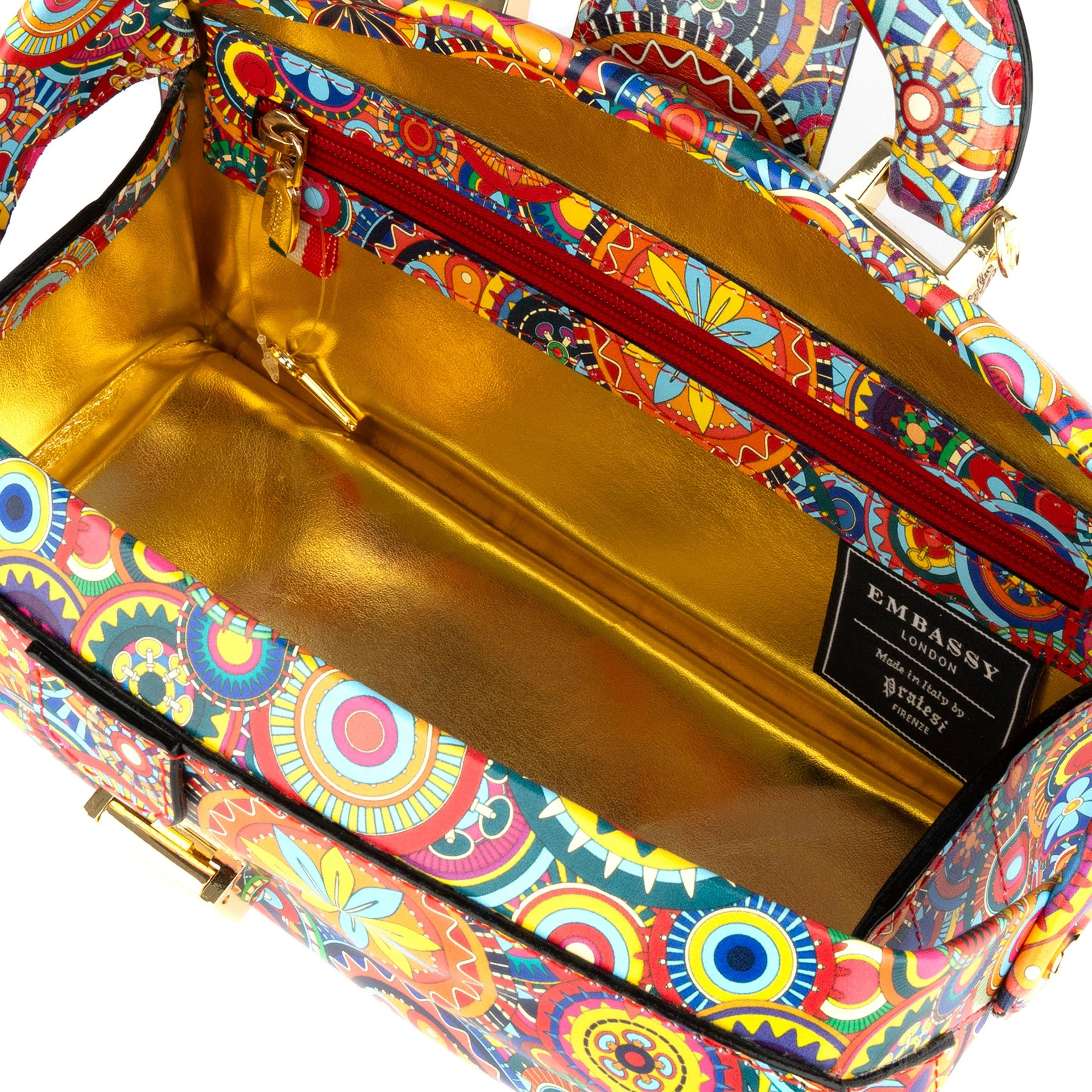 Gazelle - Signature Print - Women's bowling bag with handle and strap - Image 8