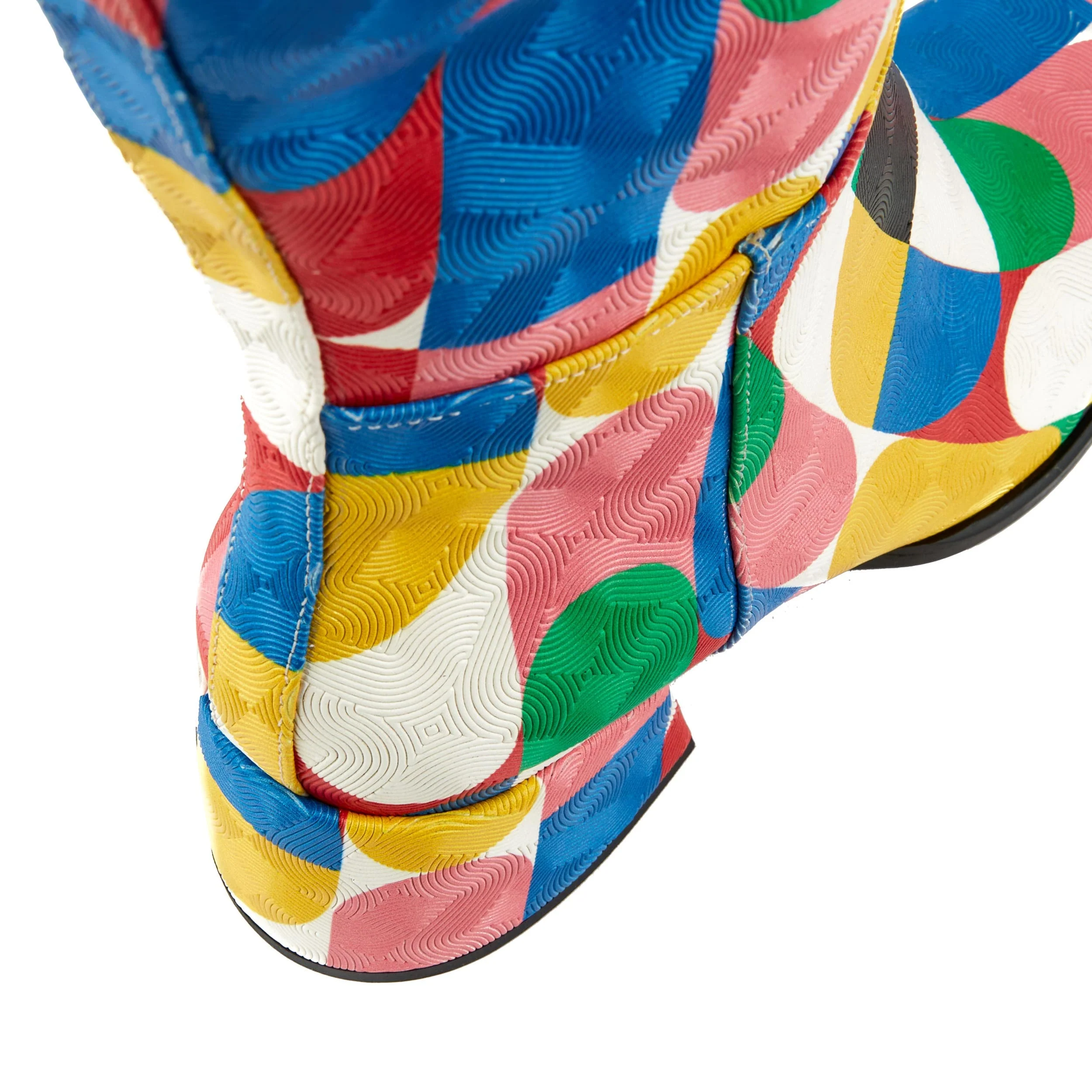 GoGo - Groovy - Women's Italian leather block heel colourful long boot - Image 7