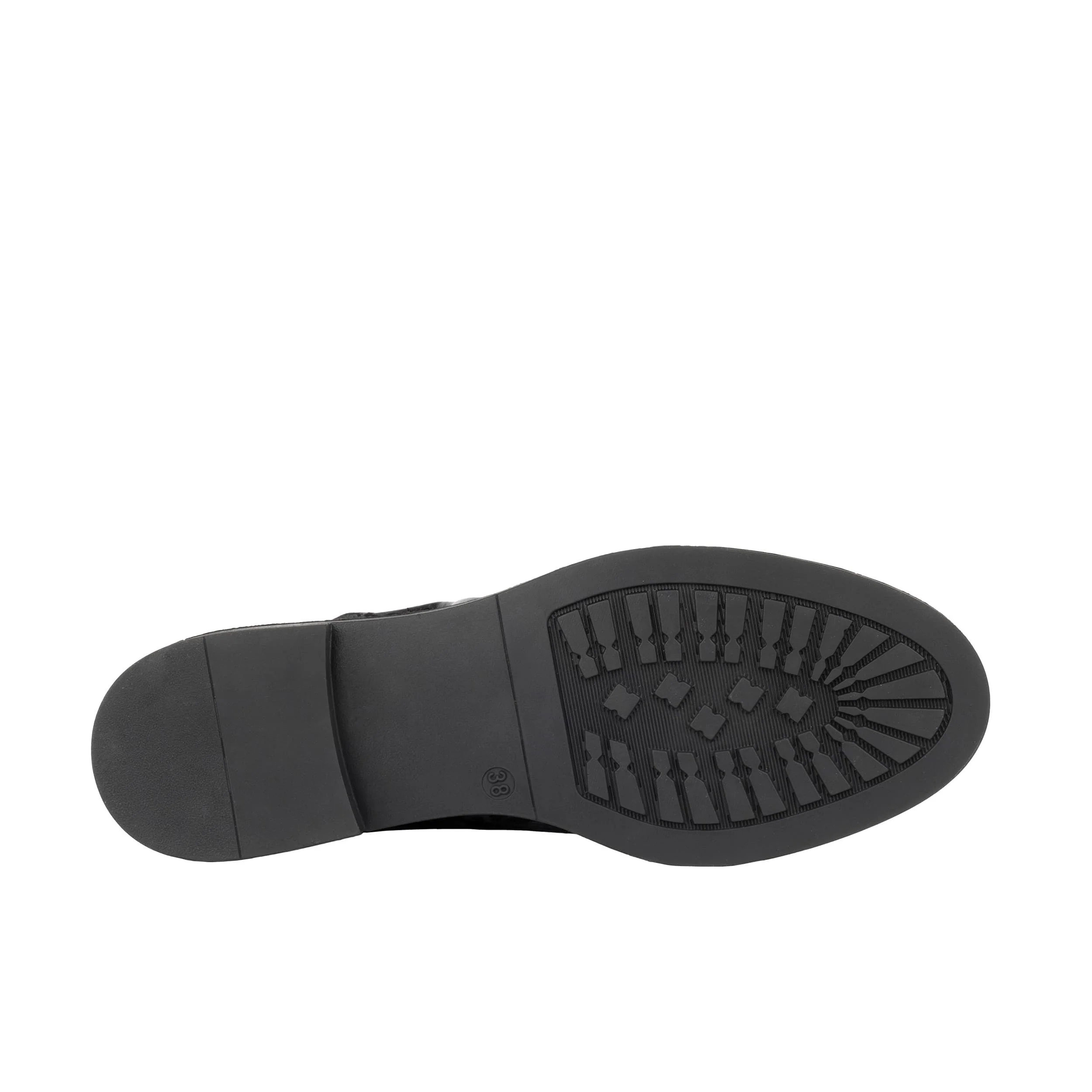 Hedera - Black & Grey & Gold - Women's Suede Alpine Boot - Image 5