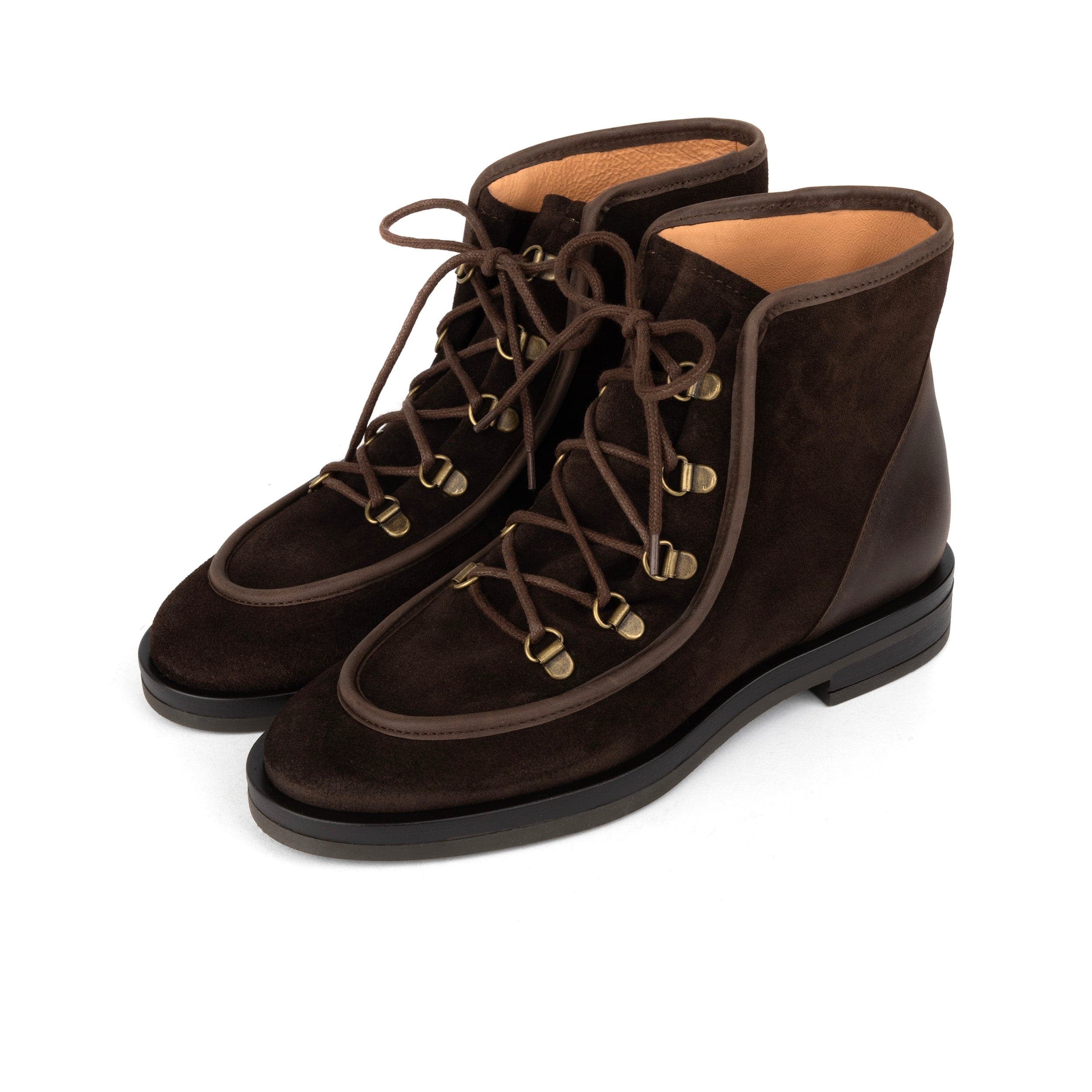 Hedera - Dark Brown - Women's Suede Alpine Boot - Image 10
