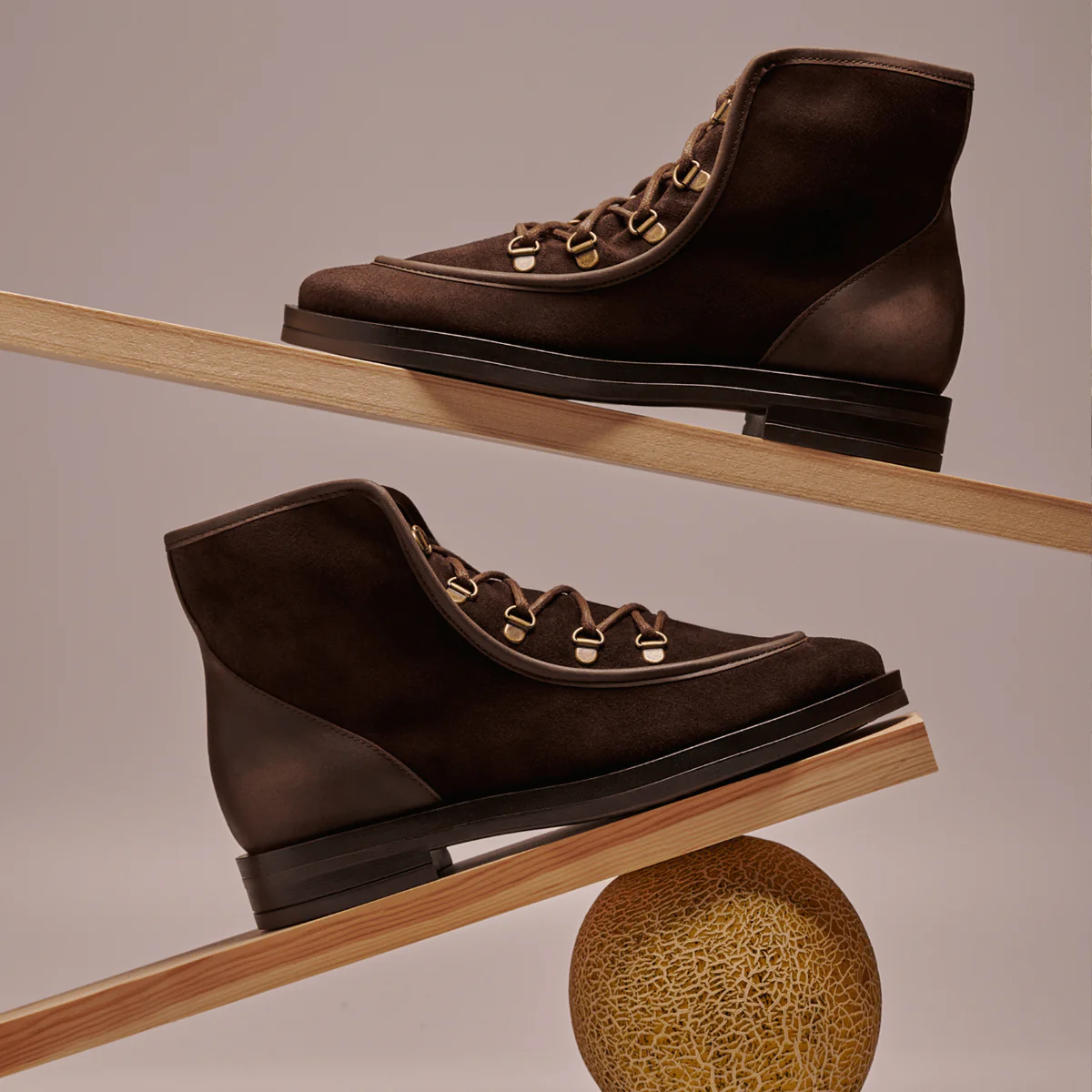 Hedera - Dark Brown - Women's Suede Alpine Boot - Image 2