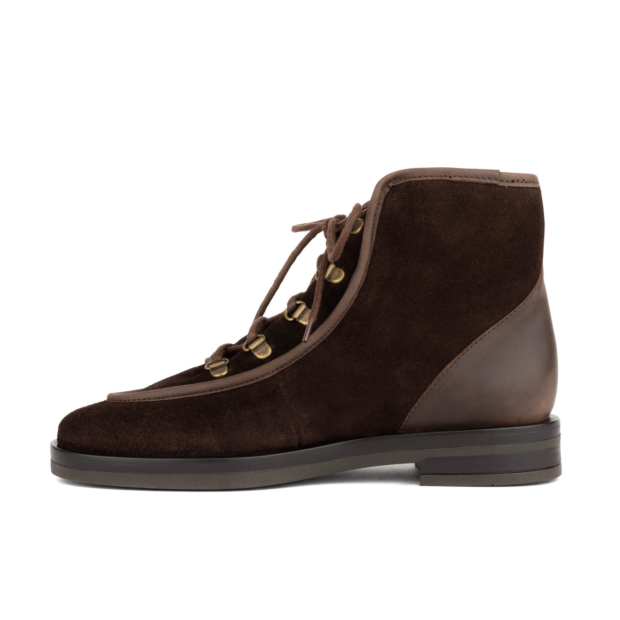 Hedera - Dark Brown - Women's Suede Alpine Boot - Image 4