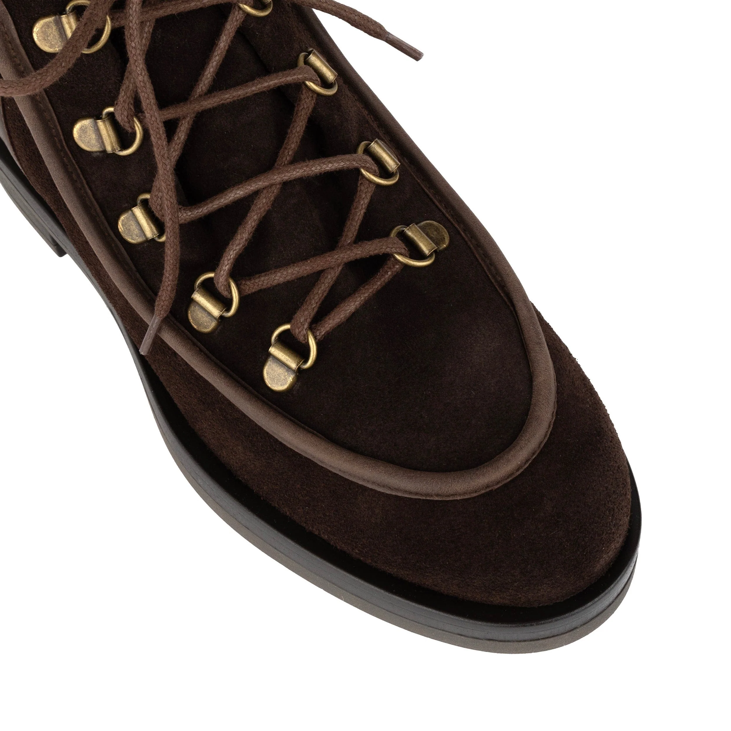 Hedera - Dark Brown - Women's Suede Alpine Boot - Image 8