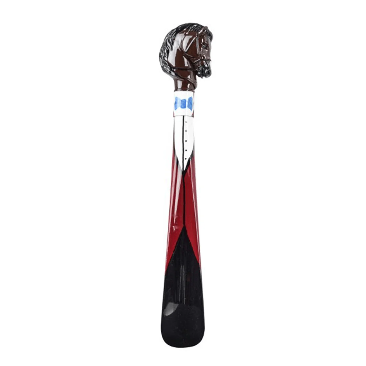 Horse - Brown - Hand-painted shoe horn with sculpted horse head - Image 2