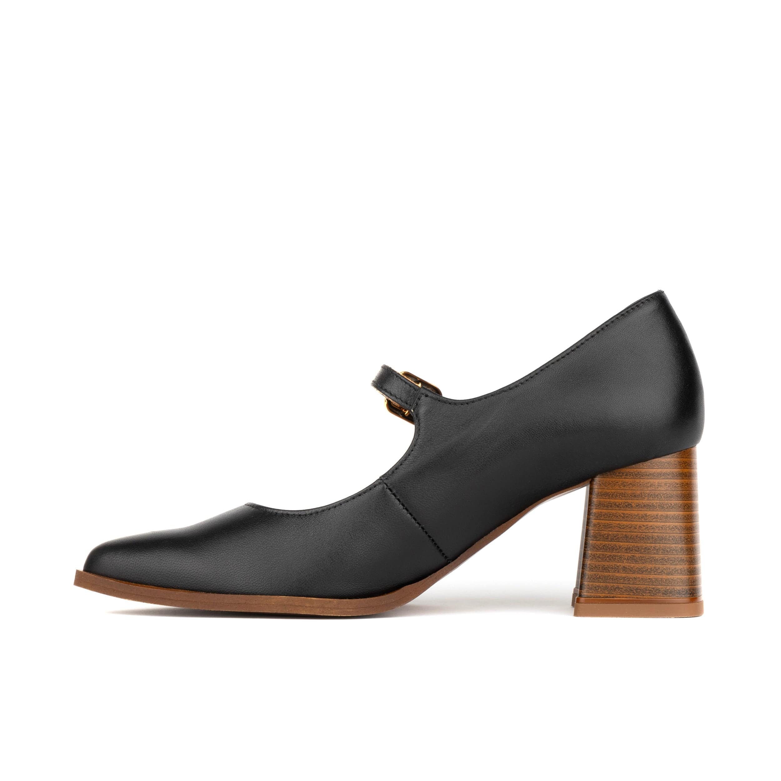 Hyde - Black - Women's Leather Mary Jane Pump - Image 4