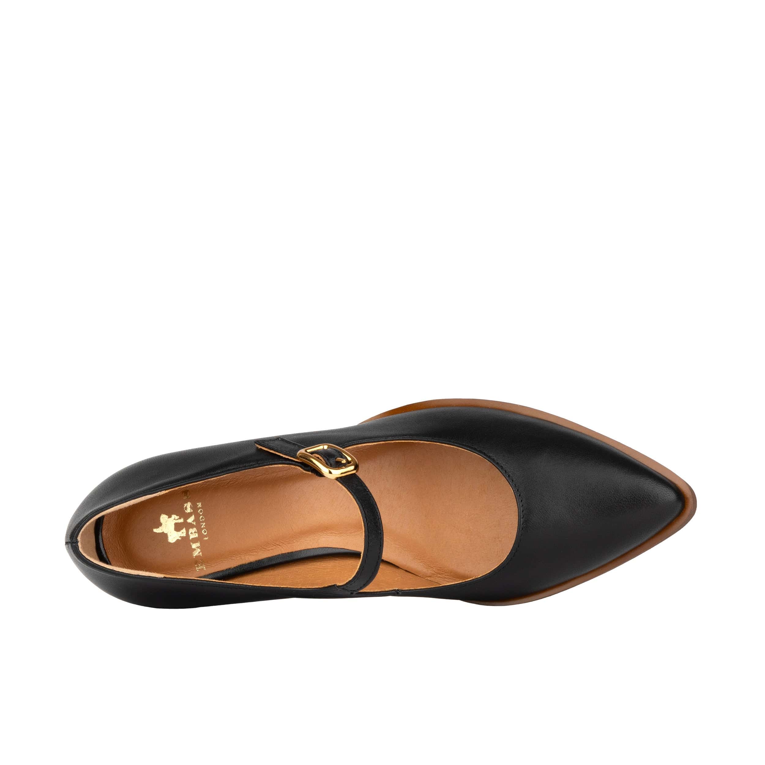 Hyde - Black - Women's Leather Mary Jane Pump - Image 6