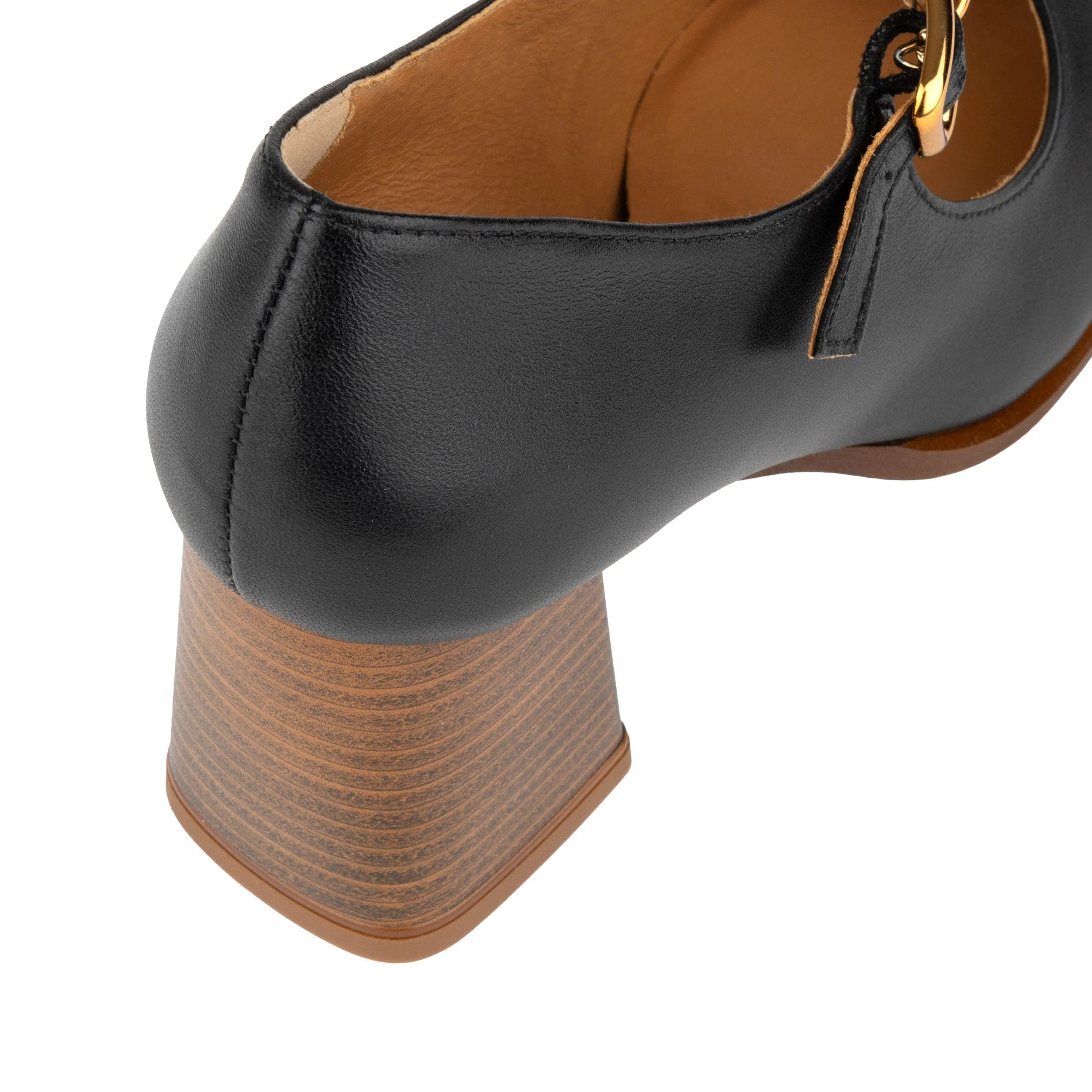 Hyde - Black - Women's Leather Mary Jane Pump - Image 9