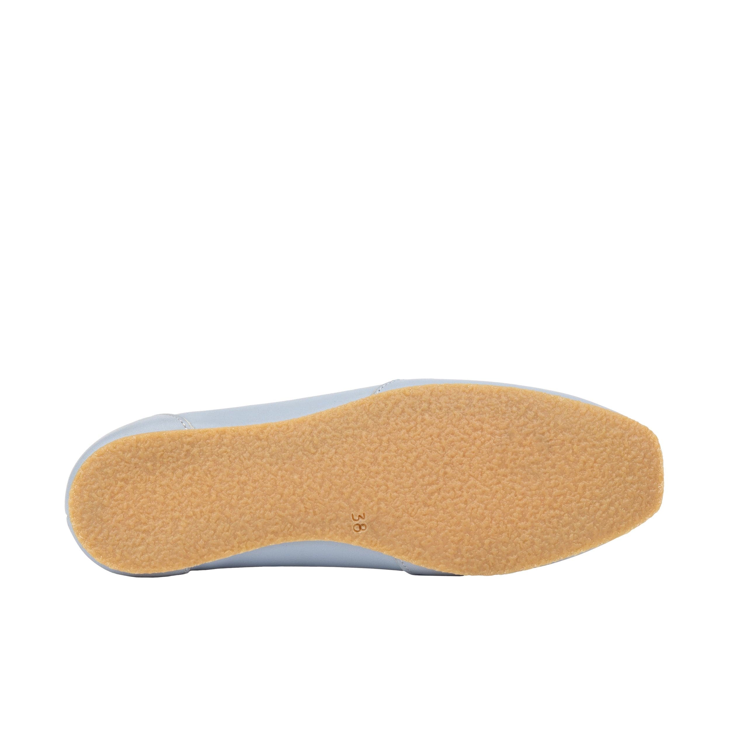 Kyoto - Light Blue - Women's Leather Lace Up Ballet Pump - Image 6