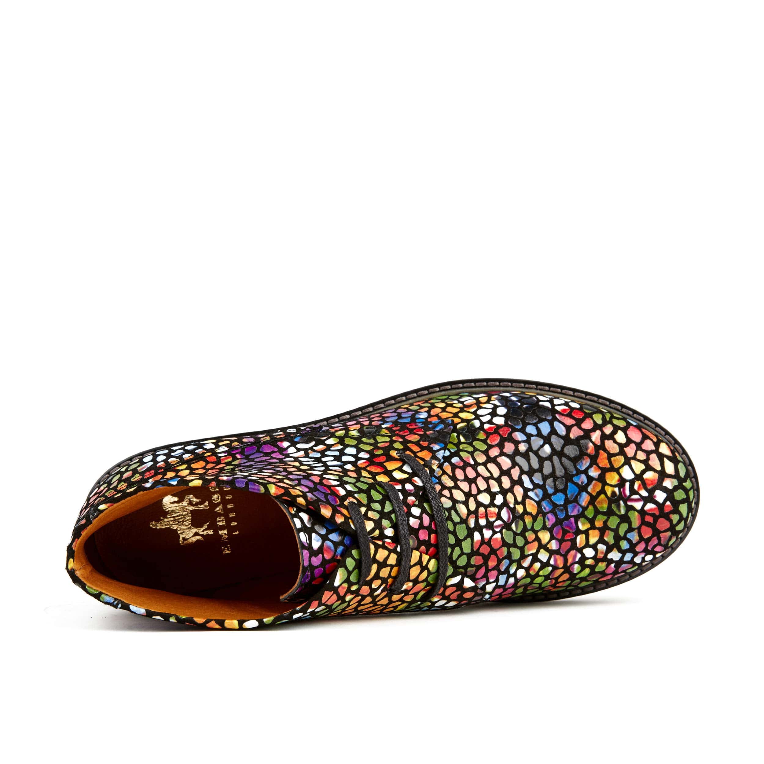 Laviva - Pop Art - Women's round toe wide fitted leather ankle boot - Image 5