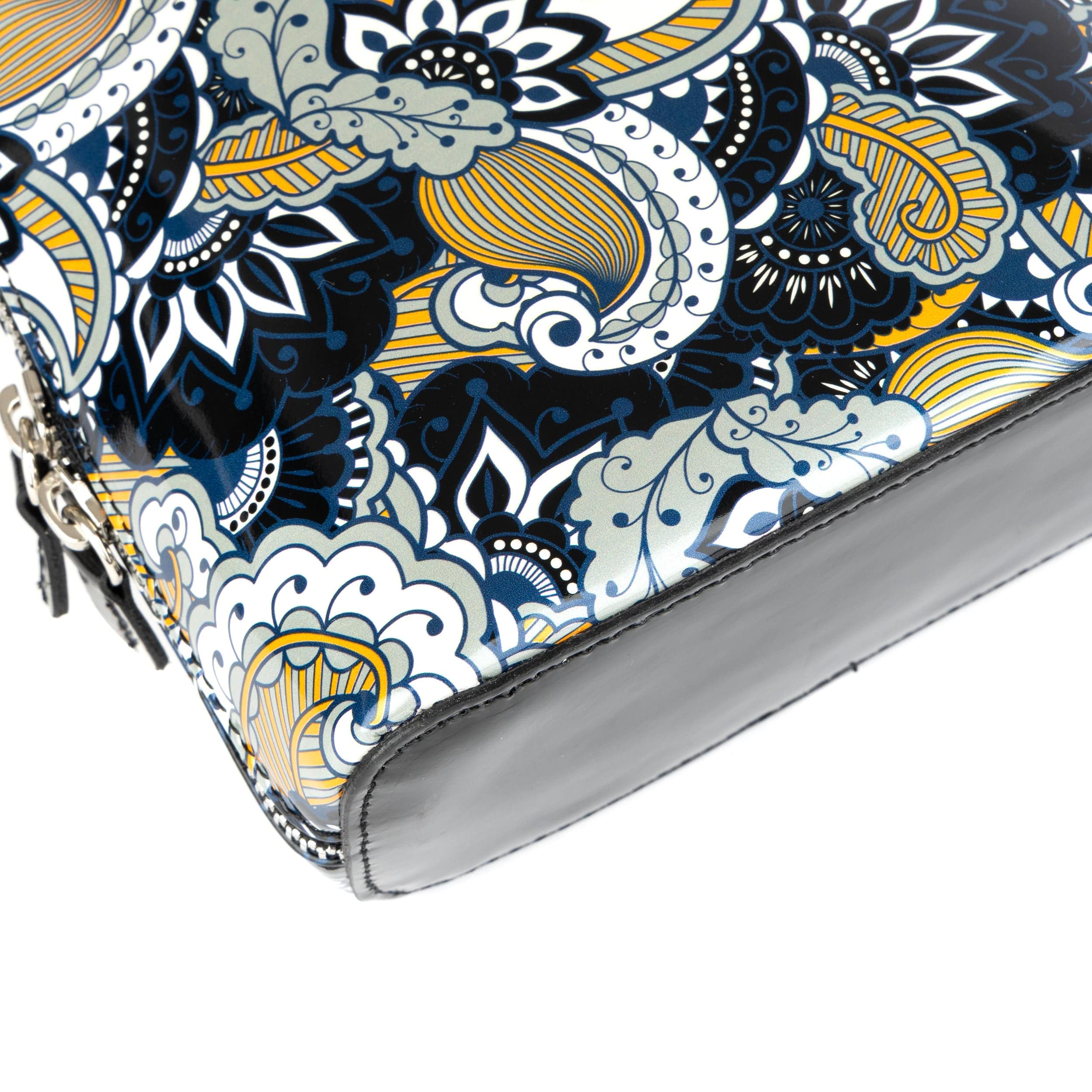 Macaw - Blue Multi - Women's zip-up crossbody leather handbag - Image 5