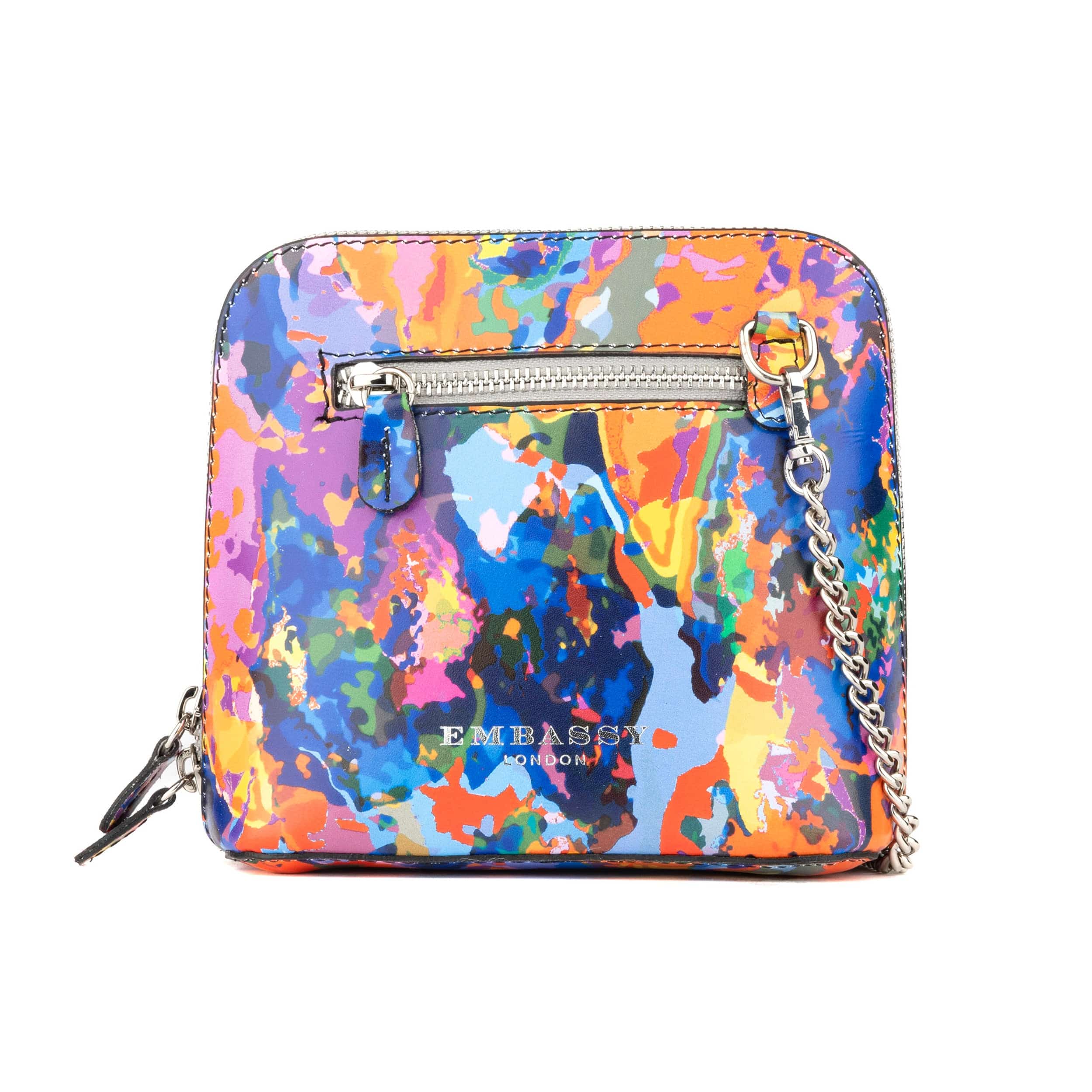 Macaw - Summer Colours - Women's zip-up crossbody leather handbag - Image 3