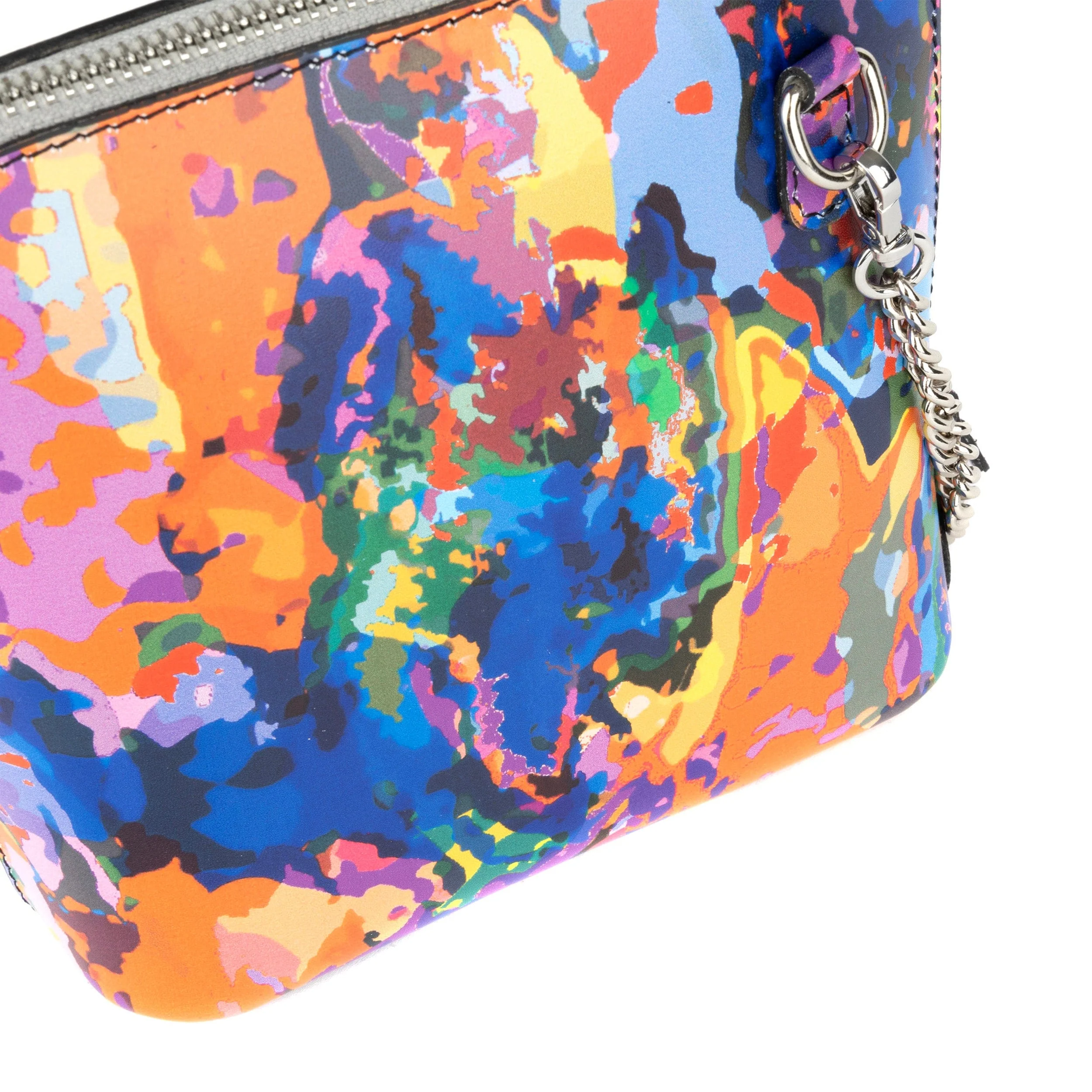 Macaw - Summer Colours - Women's zip-up crossbody leather handbag - Image 4