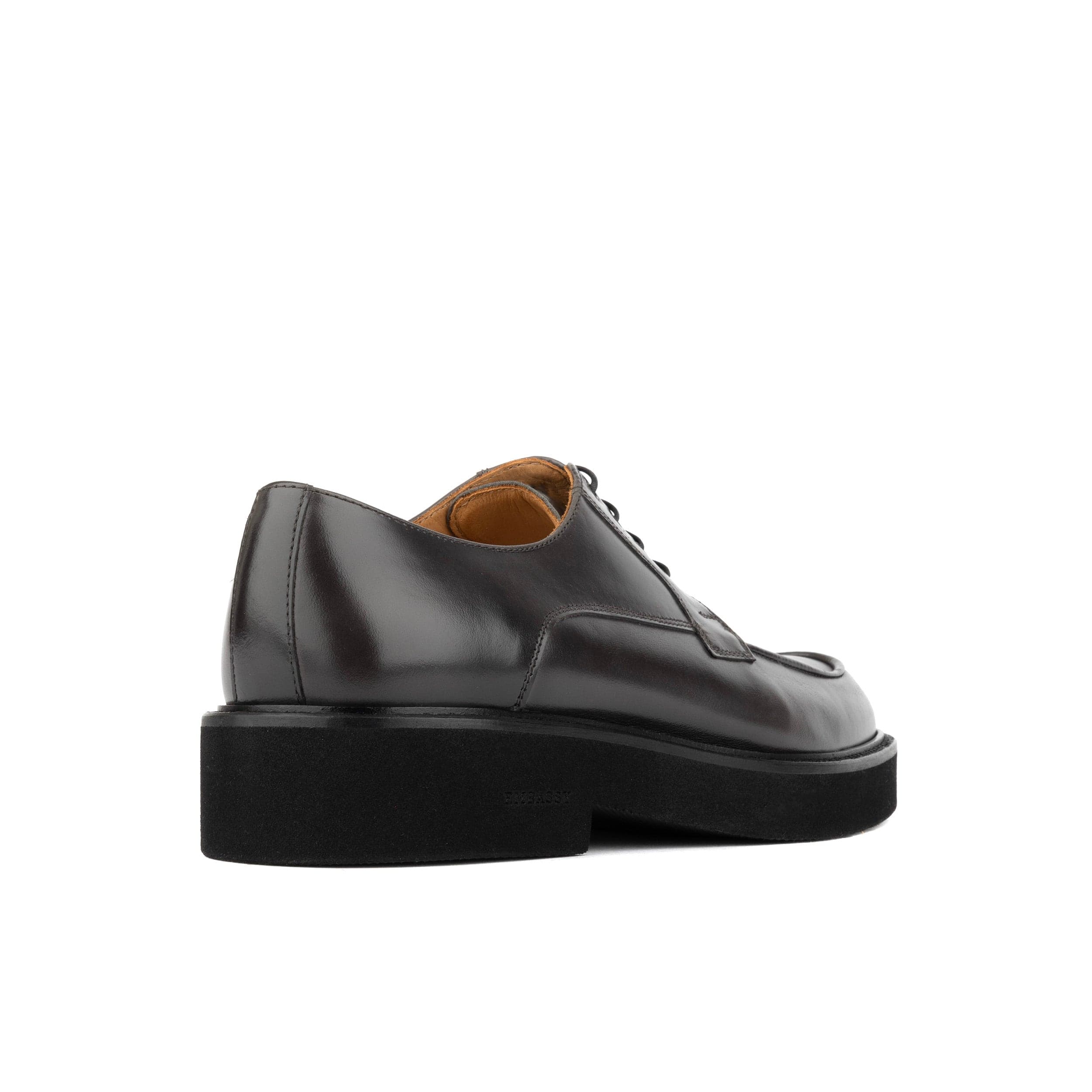 Marlow - Dark Grey - Men's Leather Derby Shoe - Image 4