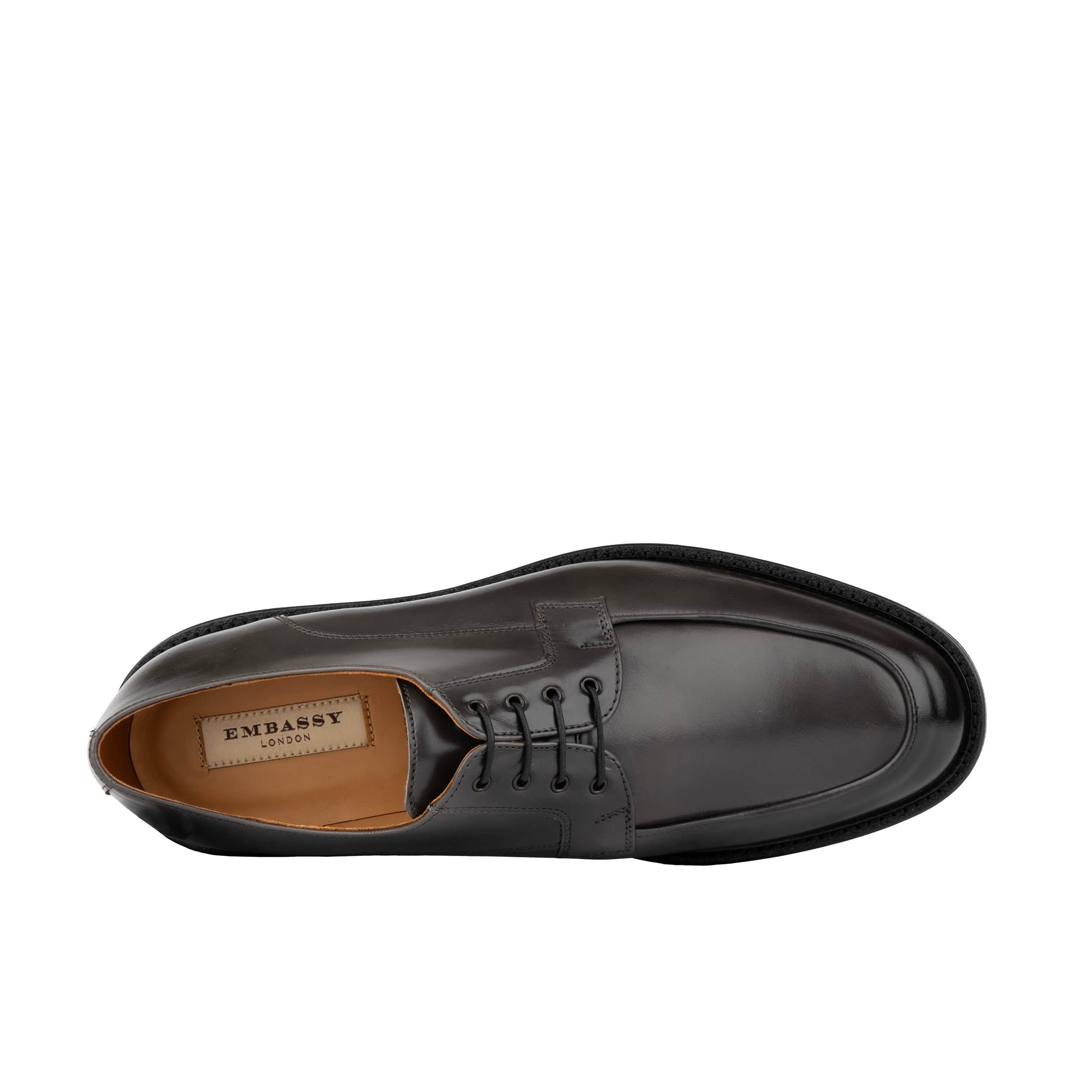 Marlow - Dark Grey - Men's Leather Derby Shoe - Image 6