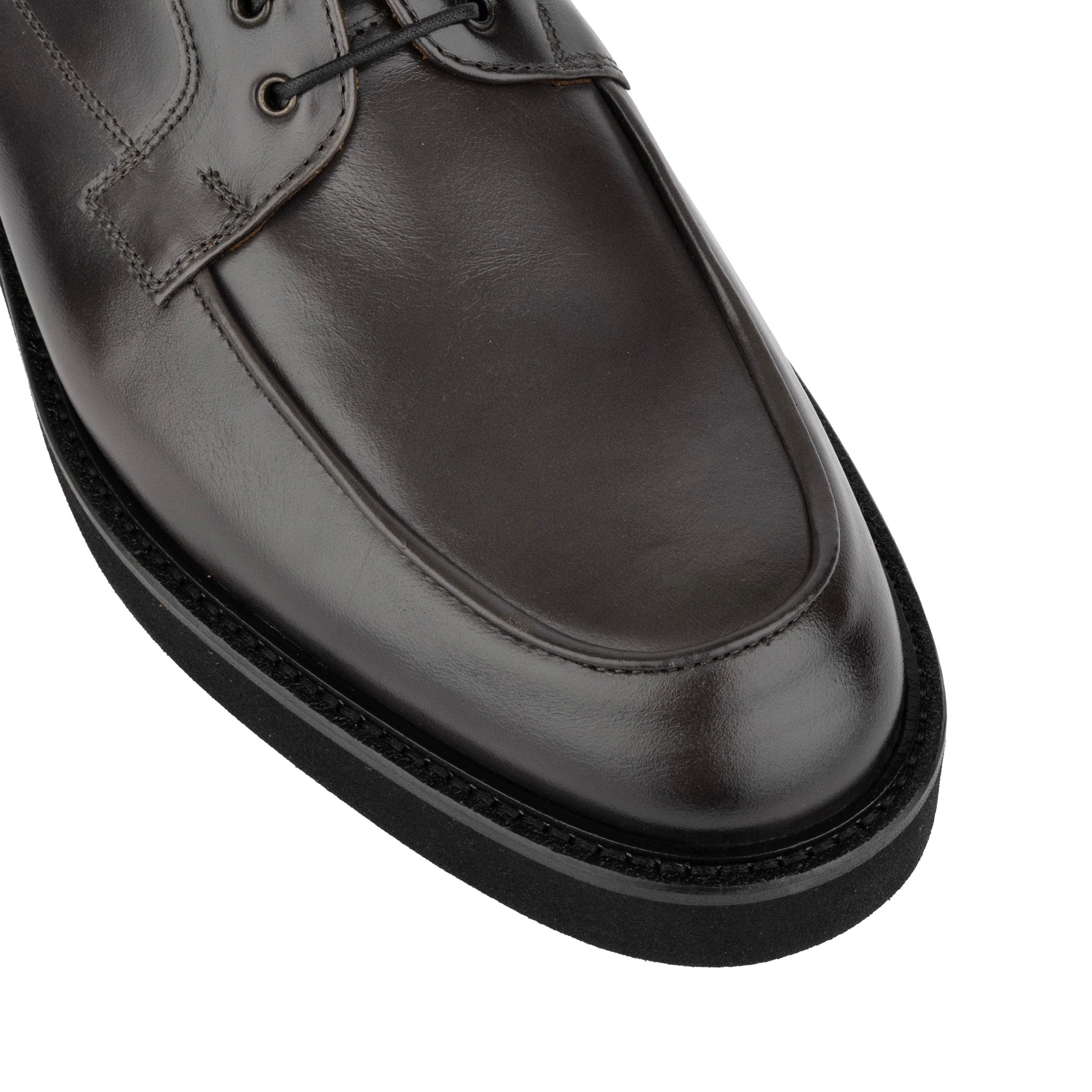 Marlow - Dark Grey - Men's Leather Derby Shoe - Image 7