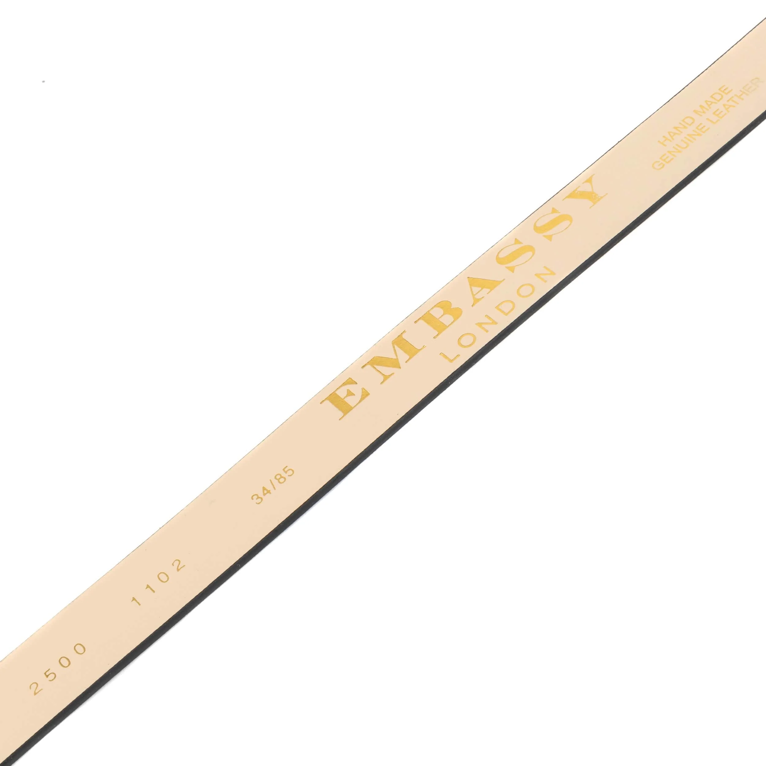 Poppy - Black - Women's classic Italian leather belt with gold tone buckle - Image 4
