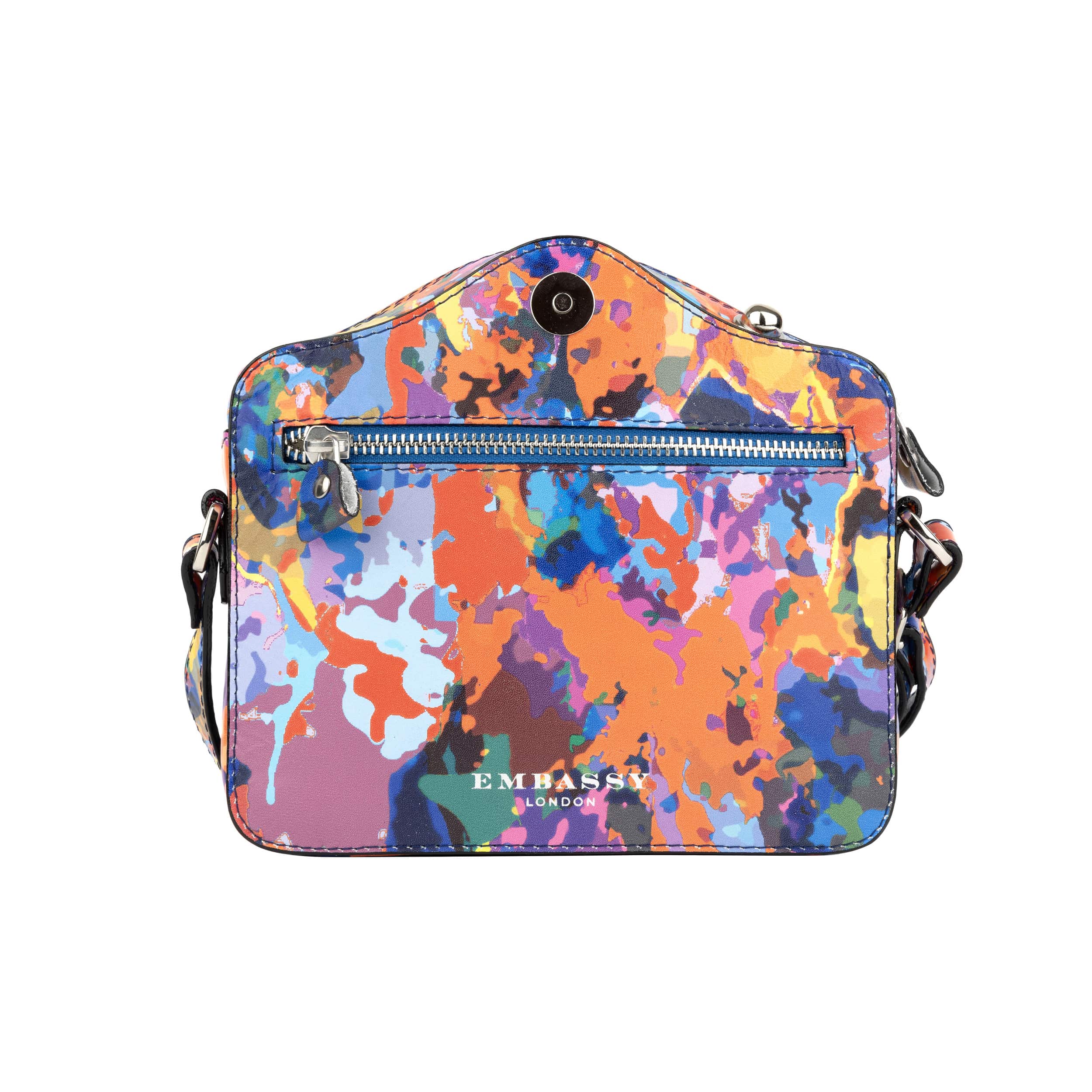 Snapshot - Summer Colours - Camera shaped cross-body bag in Summer Colours pattern leather - Image 4