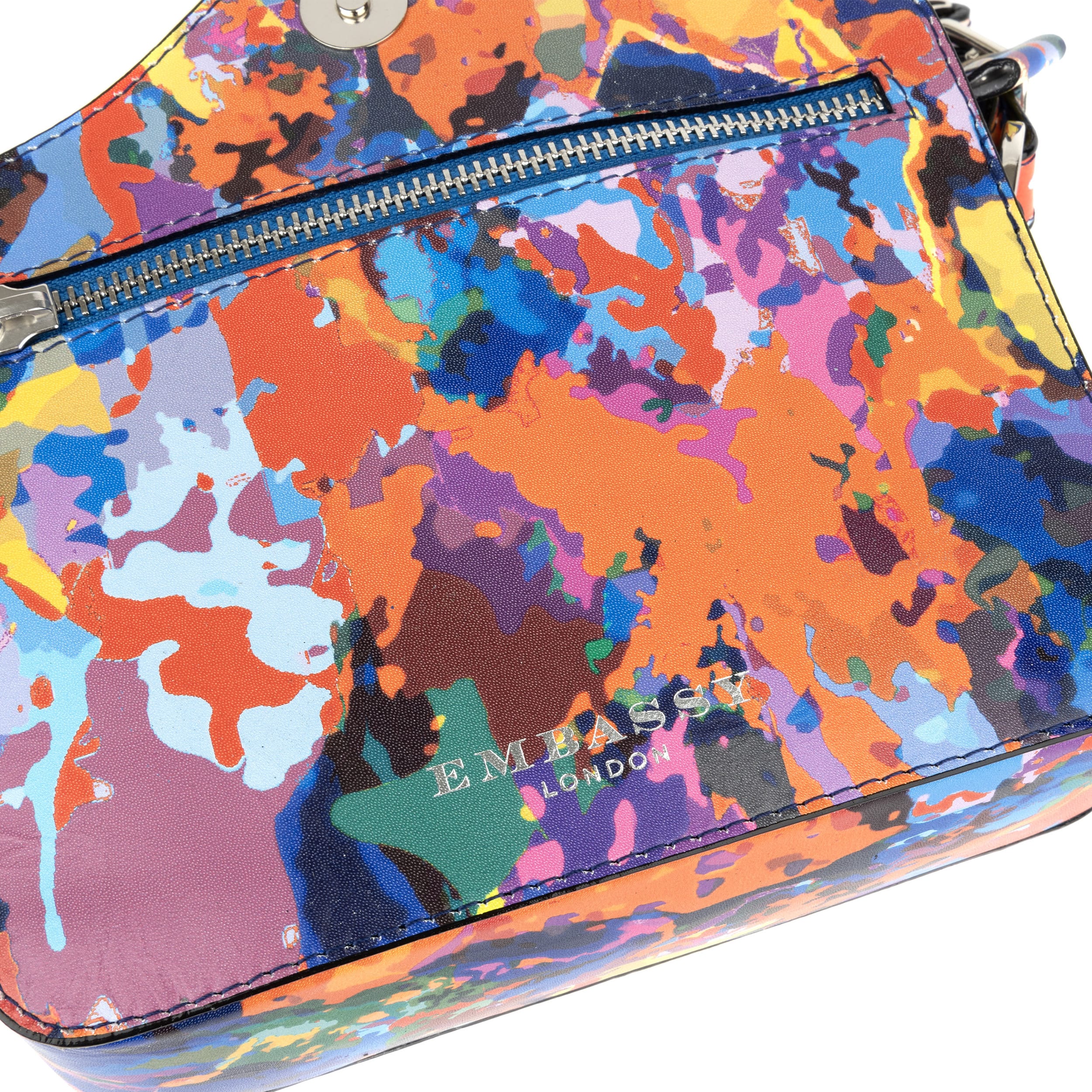 Snapshot - Summer Colours - Camera shaped cross-body bag in Summer Colours pattern leather - Image 6