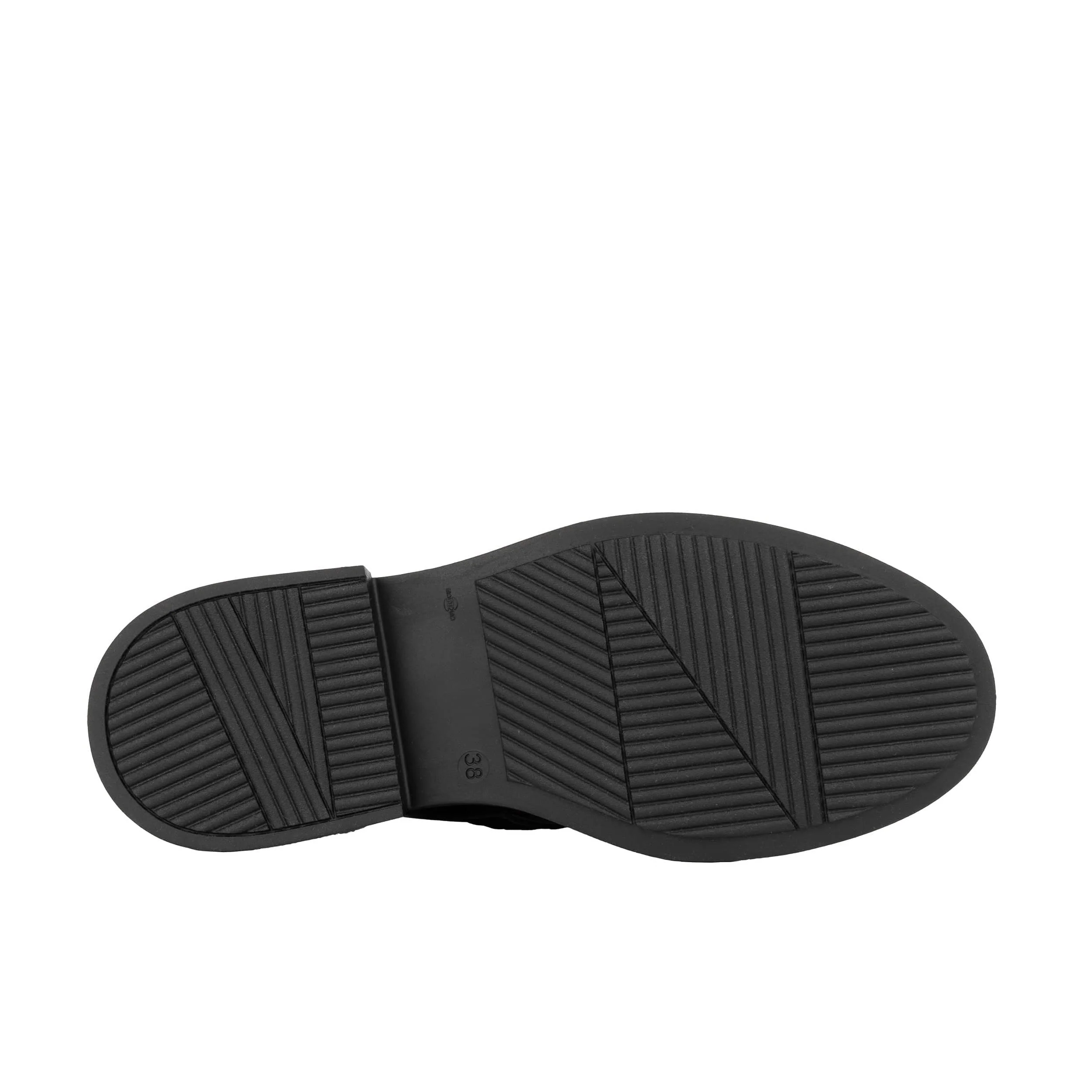 Strapp - Black & Cow - Women’s leather ponyhair loafer with buckle - Image 6