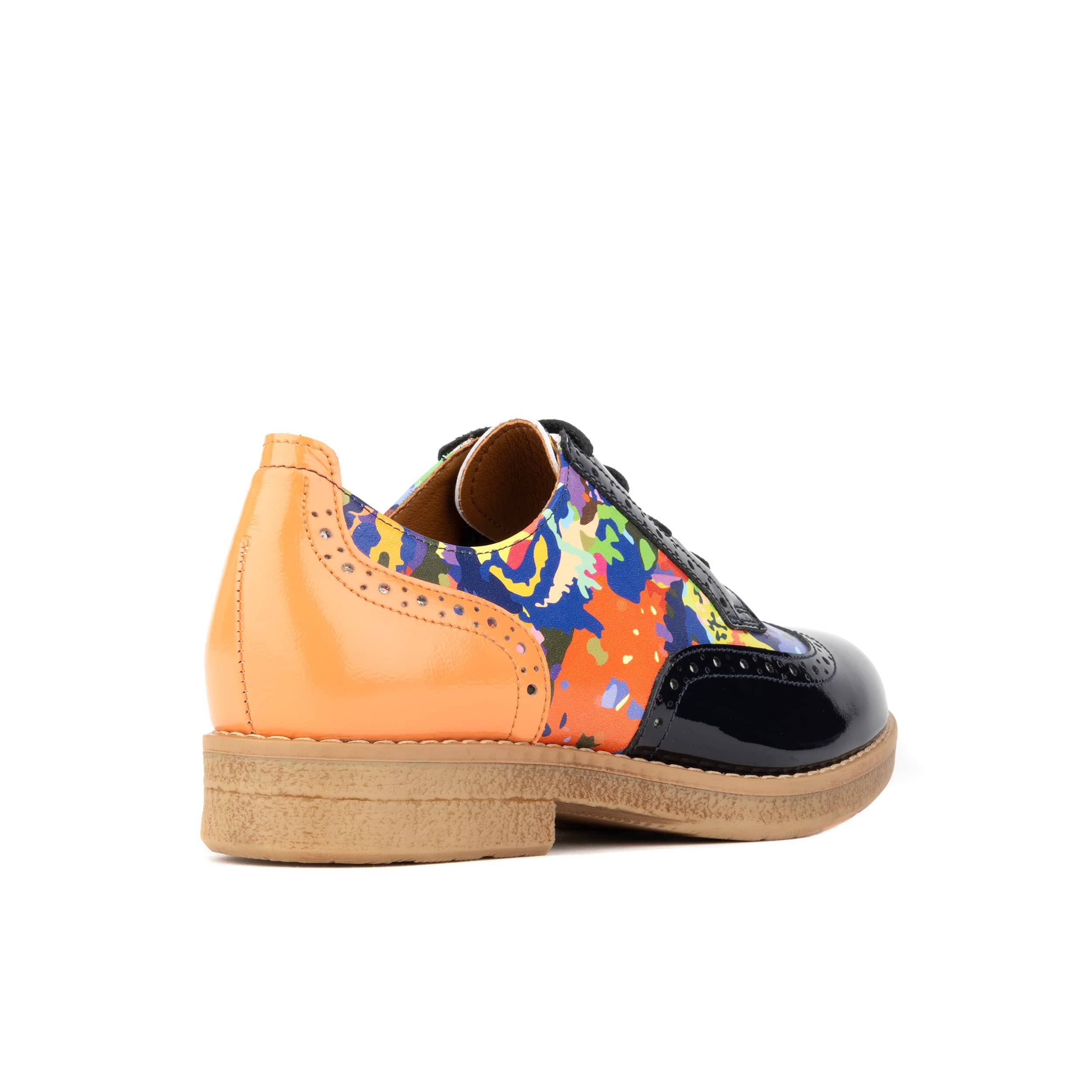 The Artist - Summer Colours - Women's leather lace-up shoe with brogue detailing - Image 4