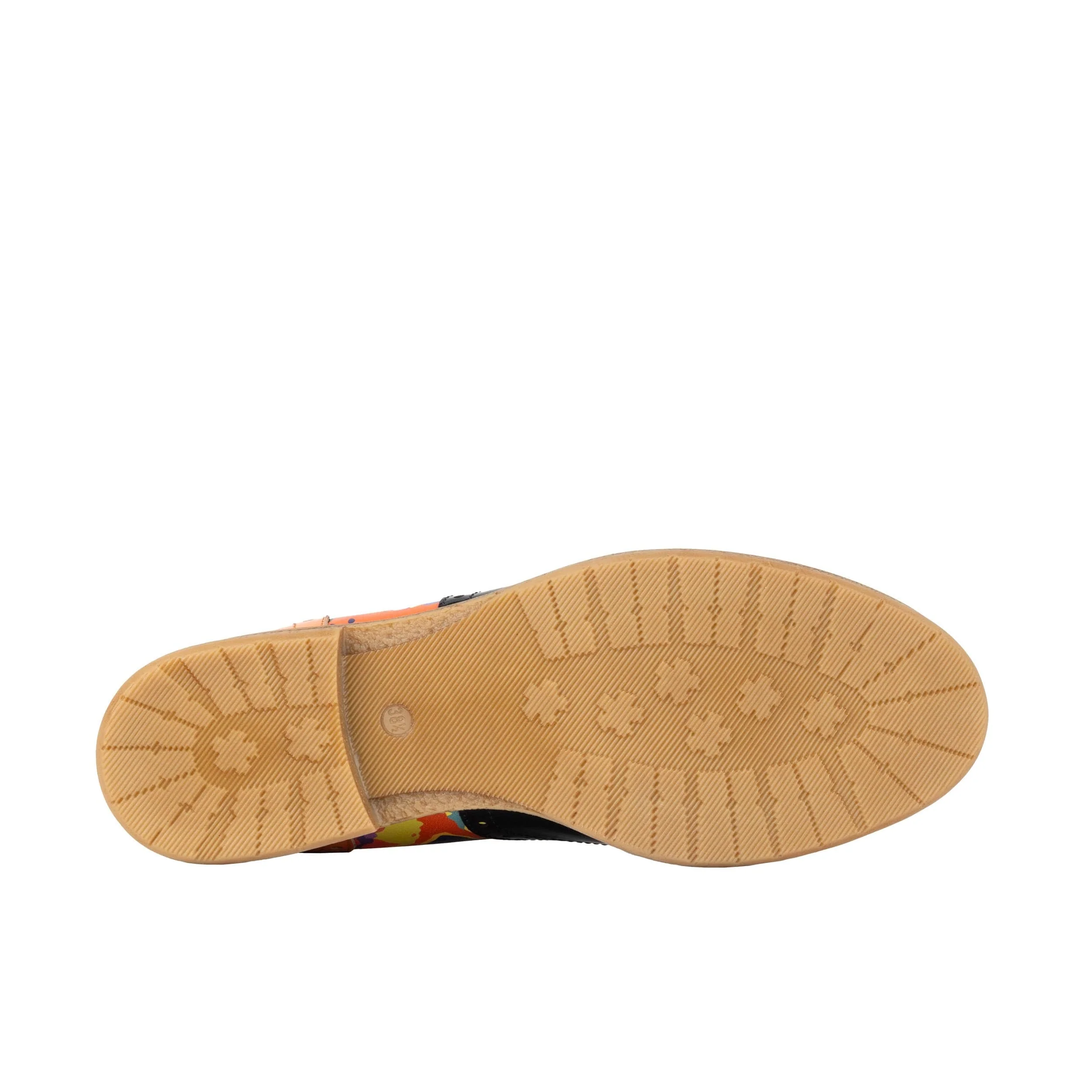 The Artist - Summer Colours - Women's leather lace-up shoe with brogue detailing - Image 5