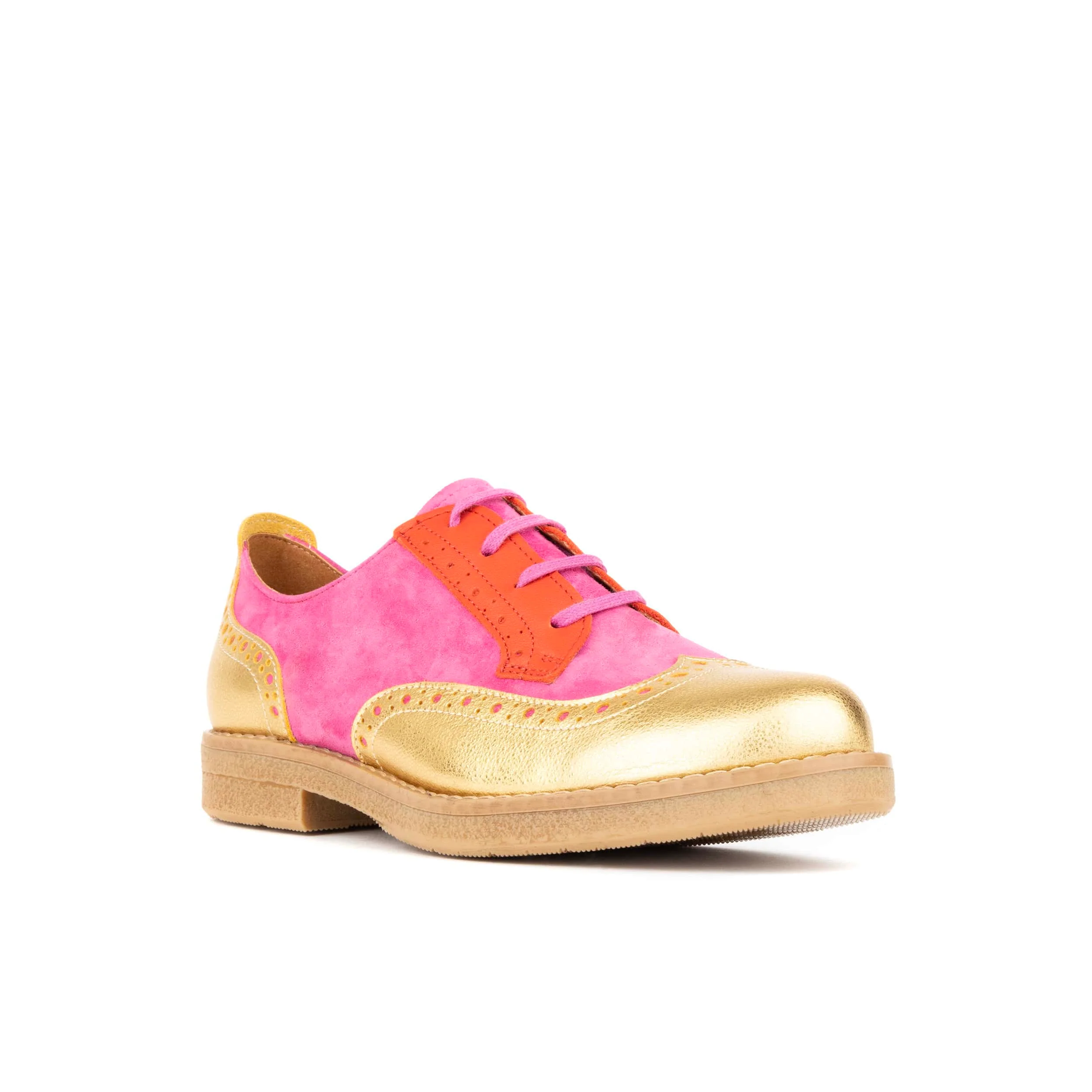 The Artist - Ultra Glam - Women's leather lace-up shoe with brogue detailing - Image 2
