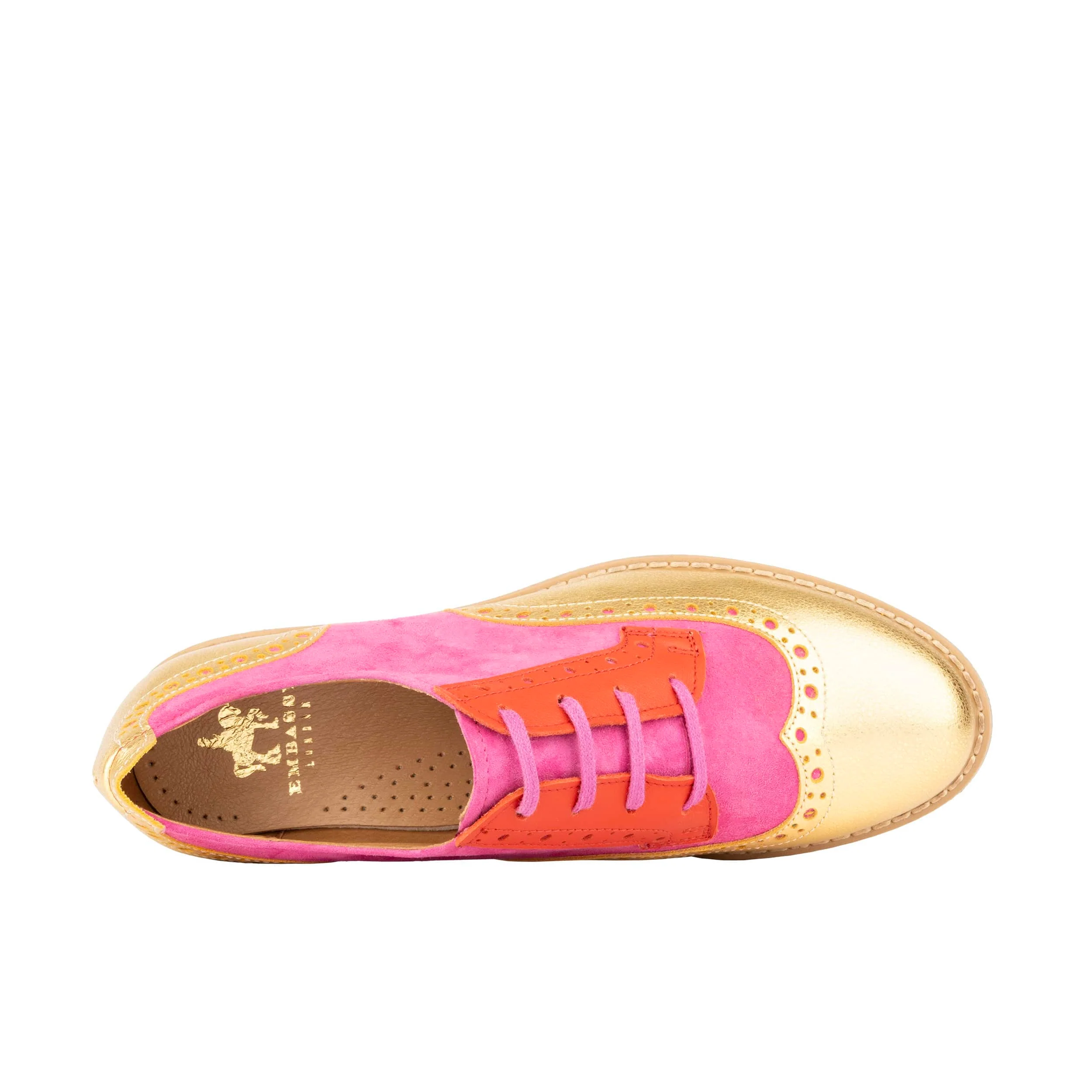 The Artist - Ultra Glam - Women's leather lace-up shoe with brogue detailing - Image 6
