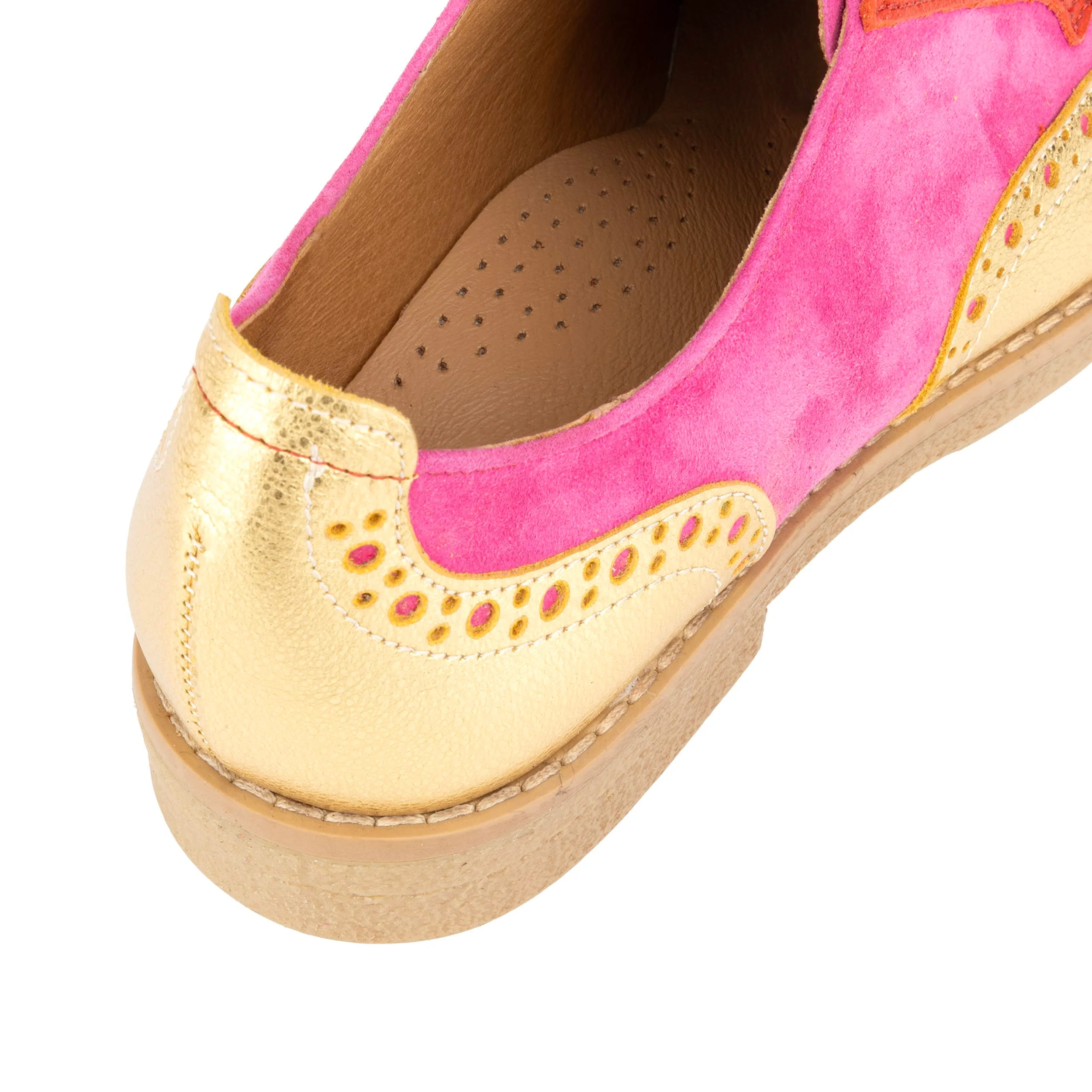 The Artist - Ultra Glam - Women's leather lace-up shoe with brogue detailing - Image 8