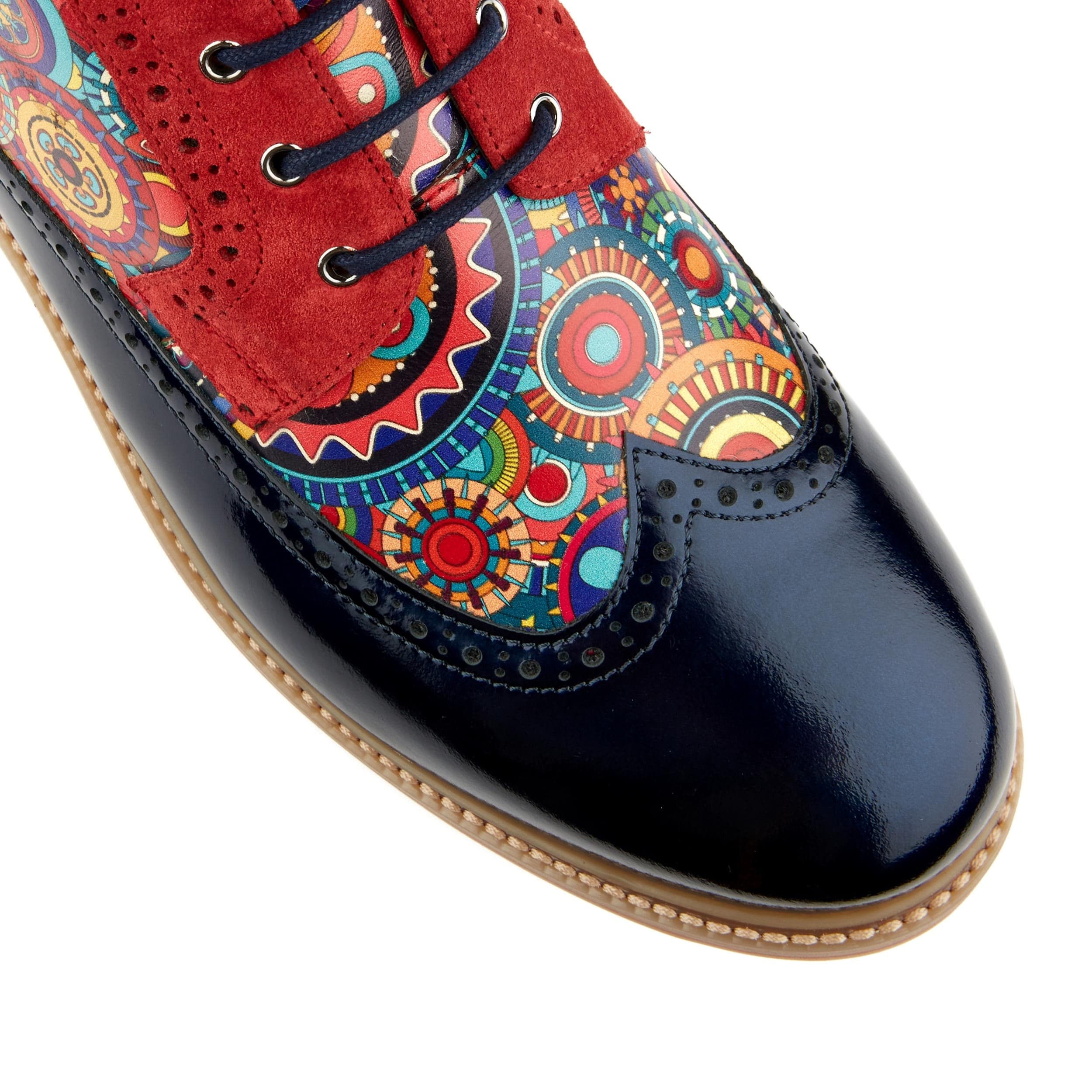 Tornado - Red Signature - Men's chunky sole combat style leather boot with zip - Image 5