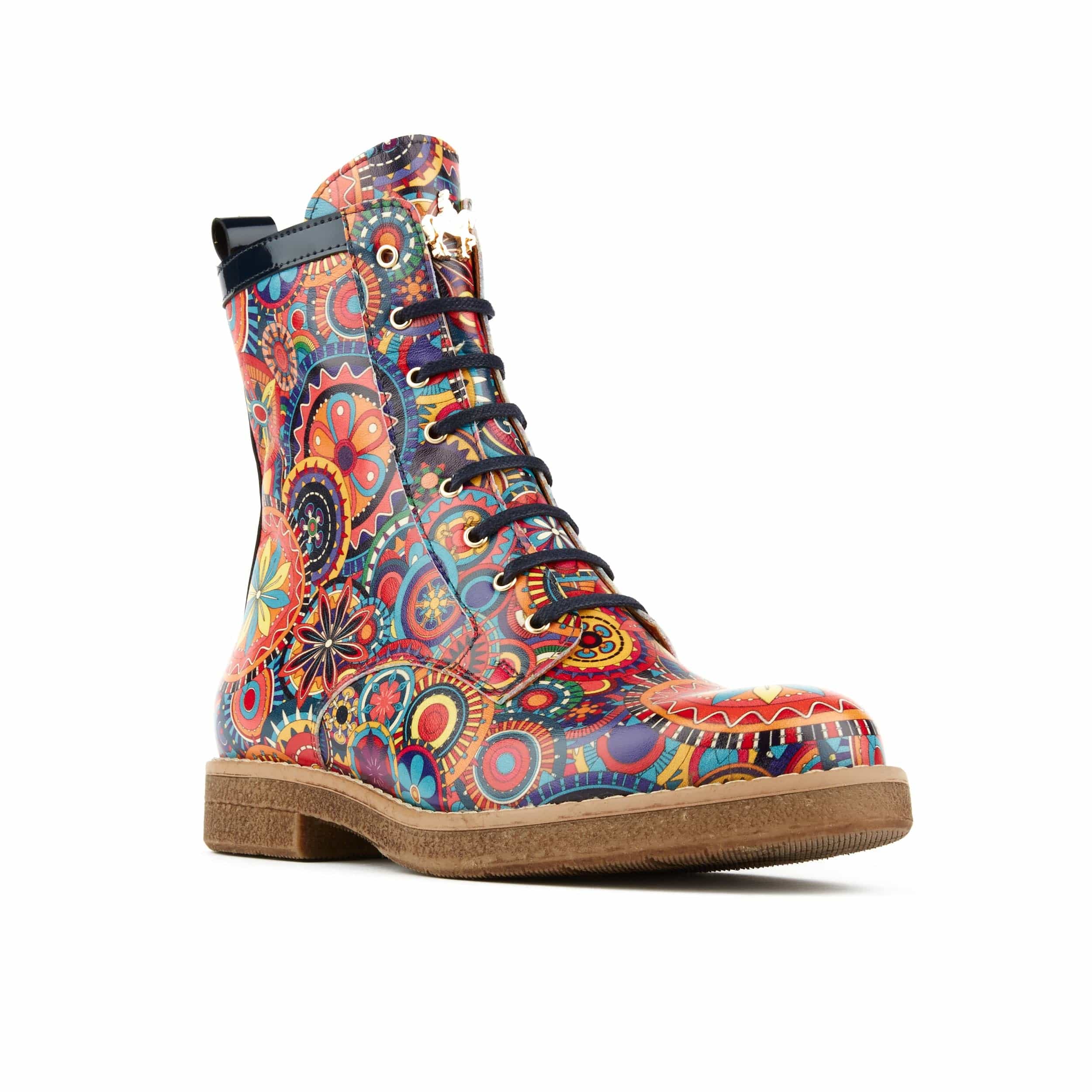 Traveller - Signature - Women's higher shaft leather boot with laces and zip - Image 3