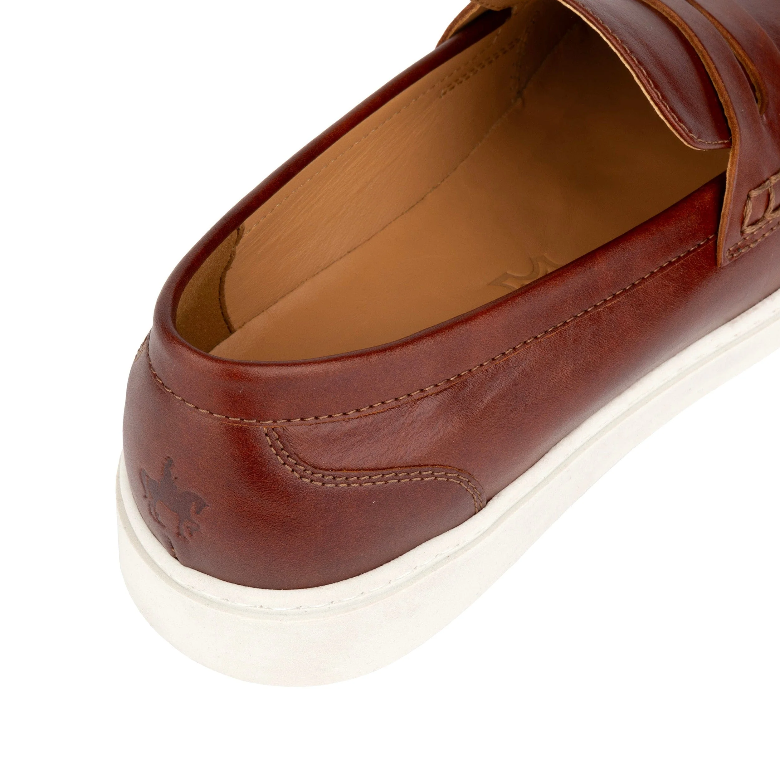 Walter - Brown - Men's white sole Summer Loafer in brown soft leather - Image 8