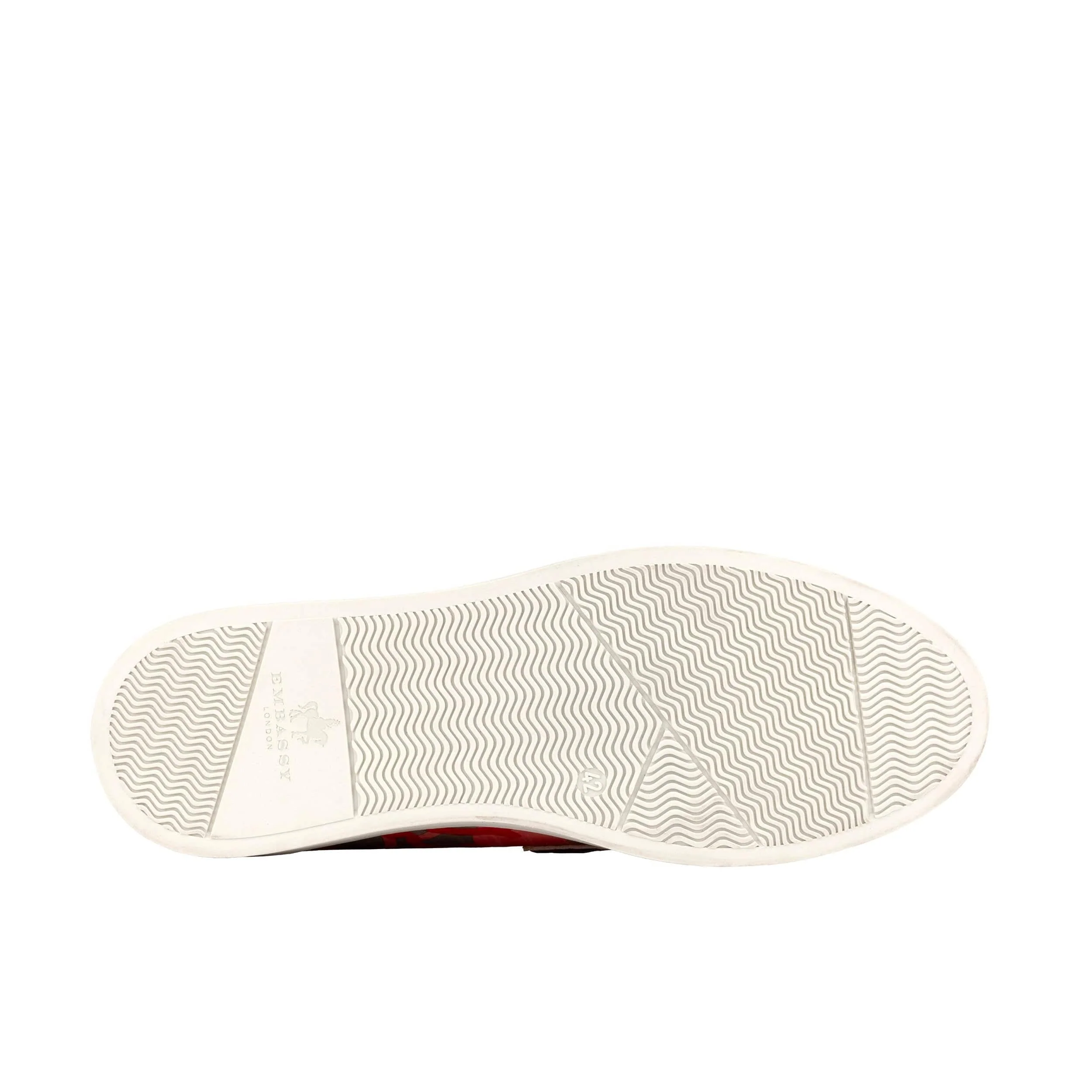 Walter - Multi Print - Men's white sole Summer Loafer in eye catching soft leather - Image 5