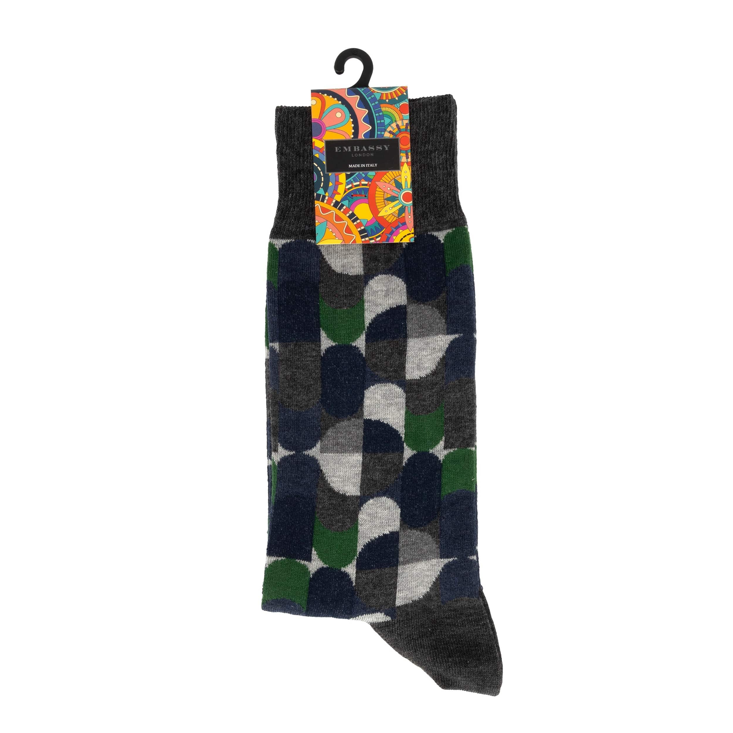 Wiggle - Navy Signature - - Men's cotton crew socks size UK 6 to 12 - Image 2